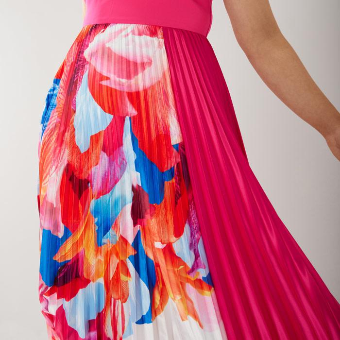 coast maggie print maxi dress