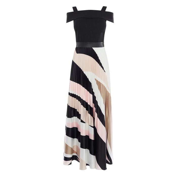 coast rockafella print maxi dress