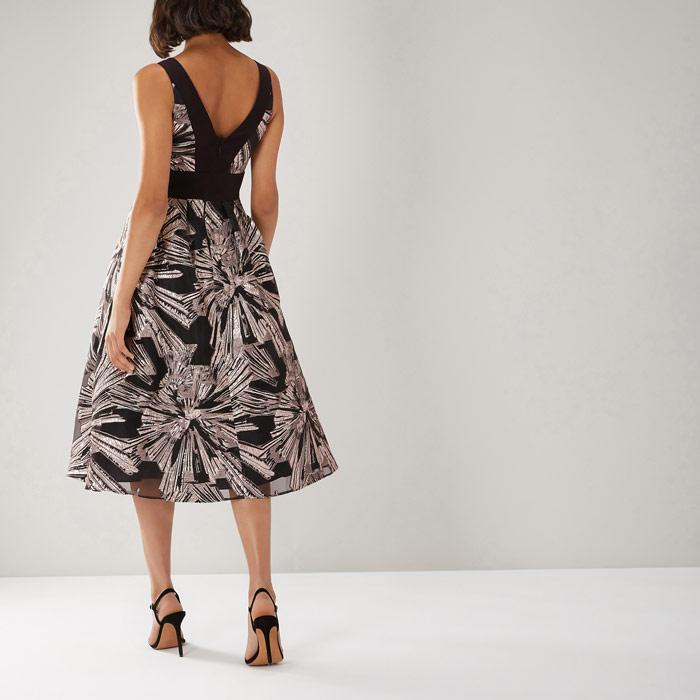 coast emele jacquard dress