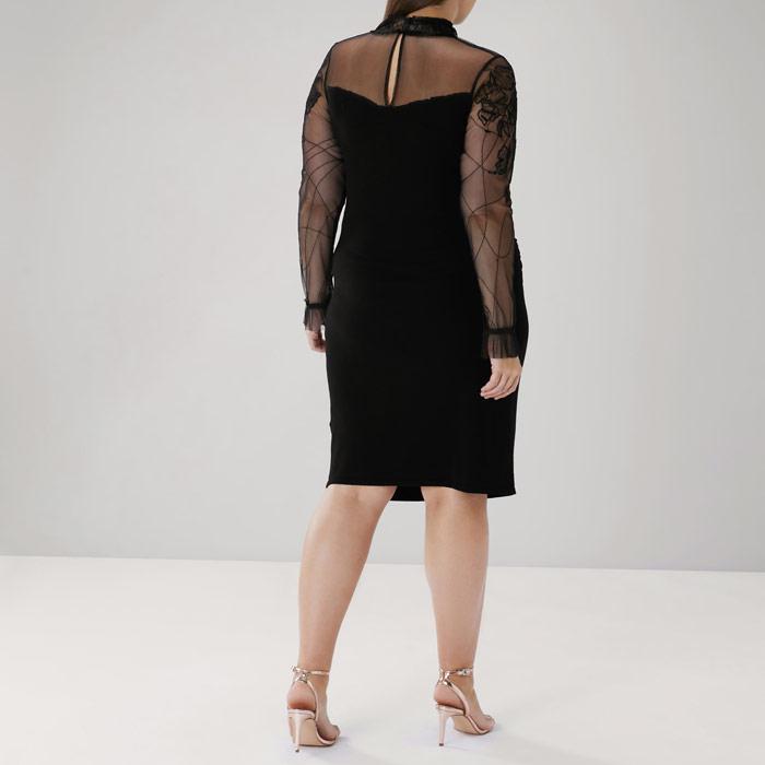 ceri tulle knit dress