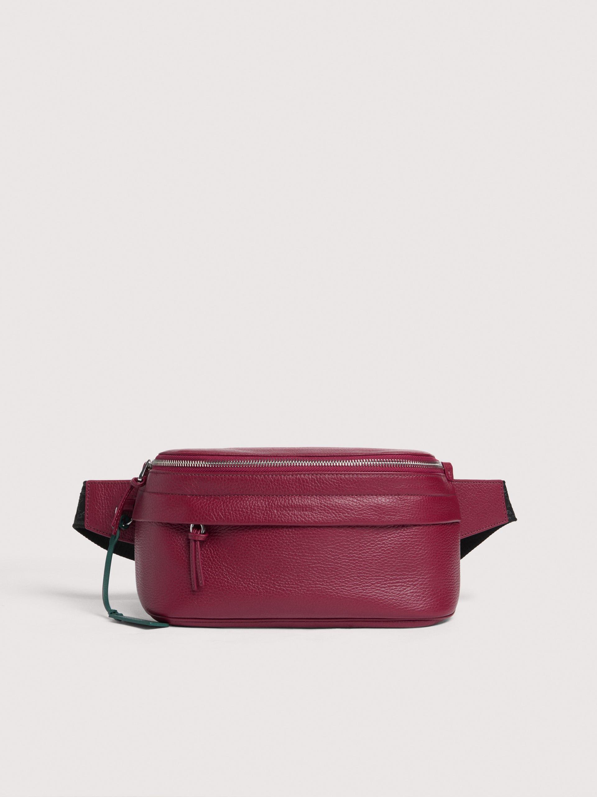 Coccinelle Grained Leather Waist Bag Smart To Go Medium in Purple