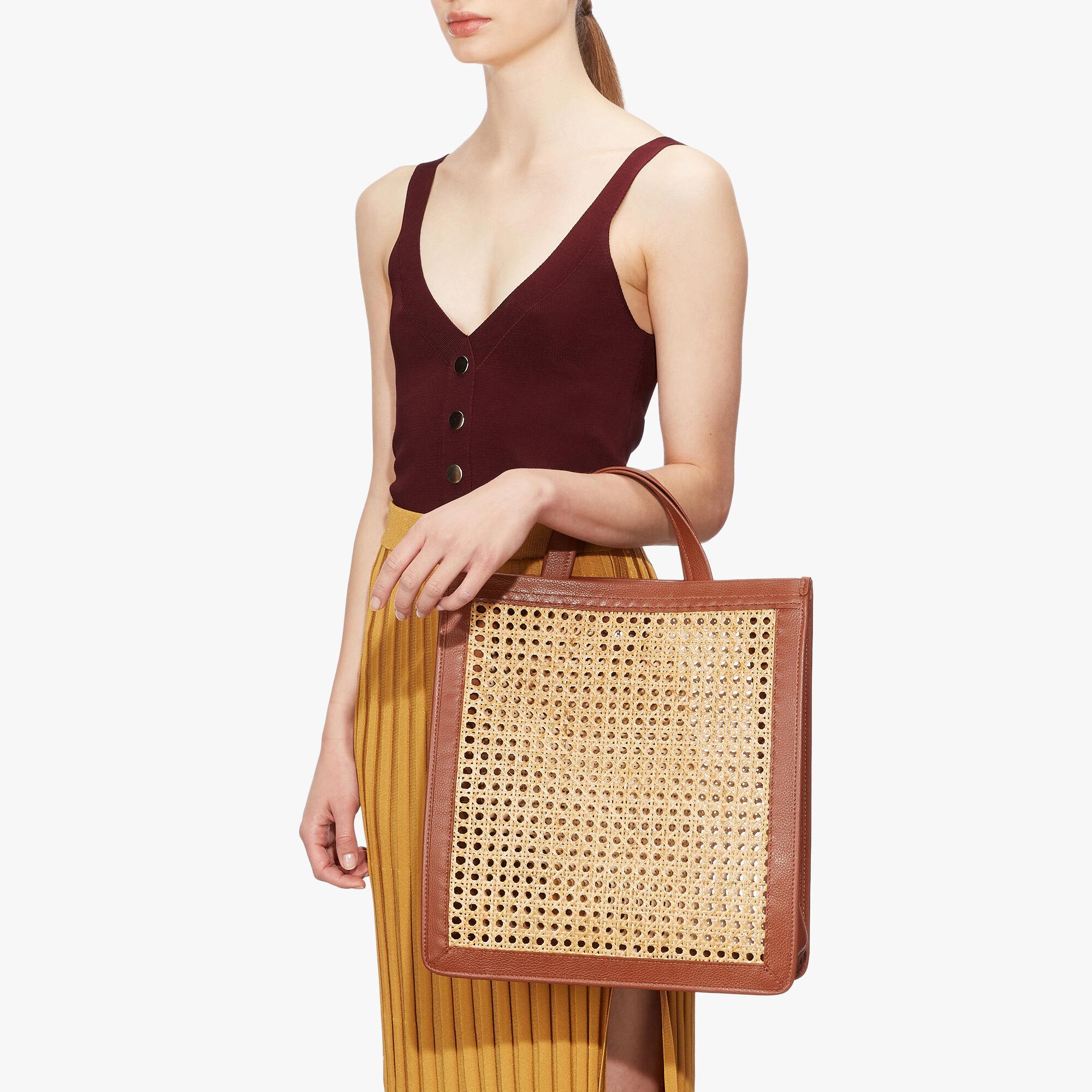 C Bag Brule Paglia Vienna e BottalatinoCoccinelle in Pelle di colore  Marrone | Lyst