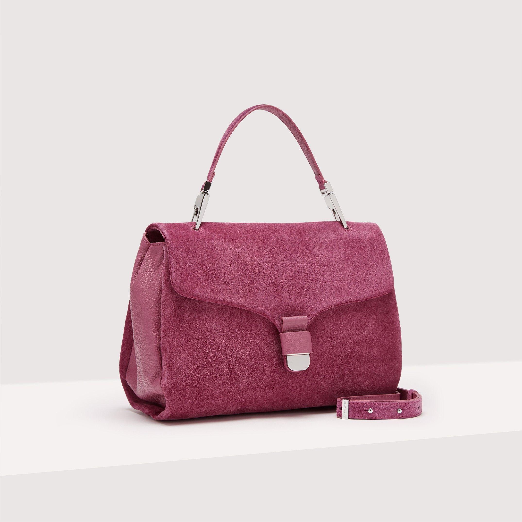 Coccinelle Suede Handbag Neofirenze Suede Medium in Purple | Lyst