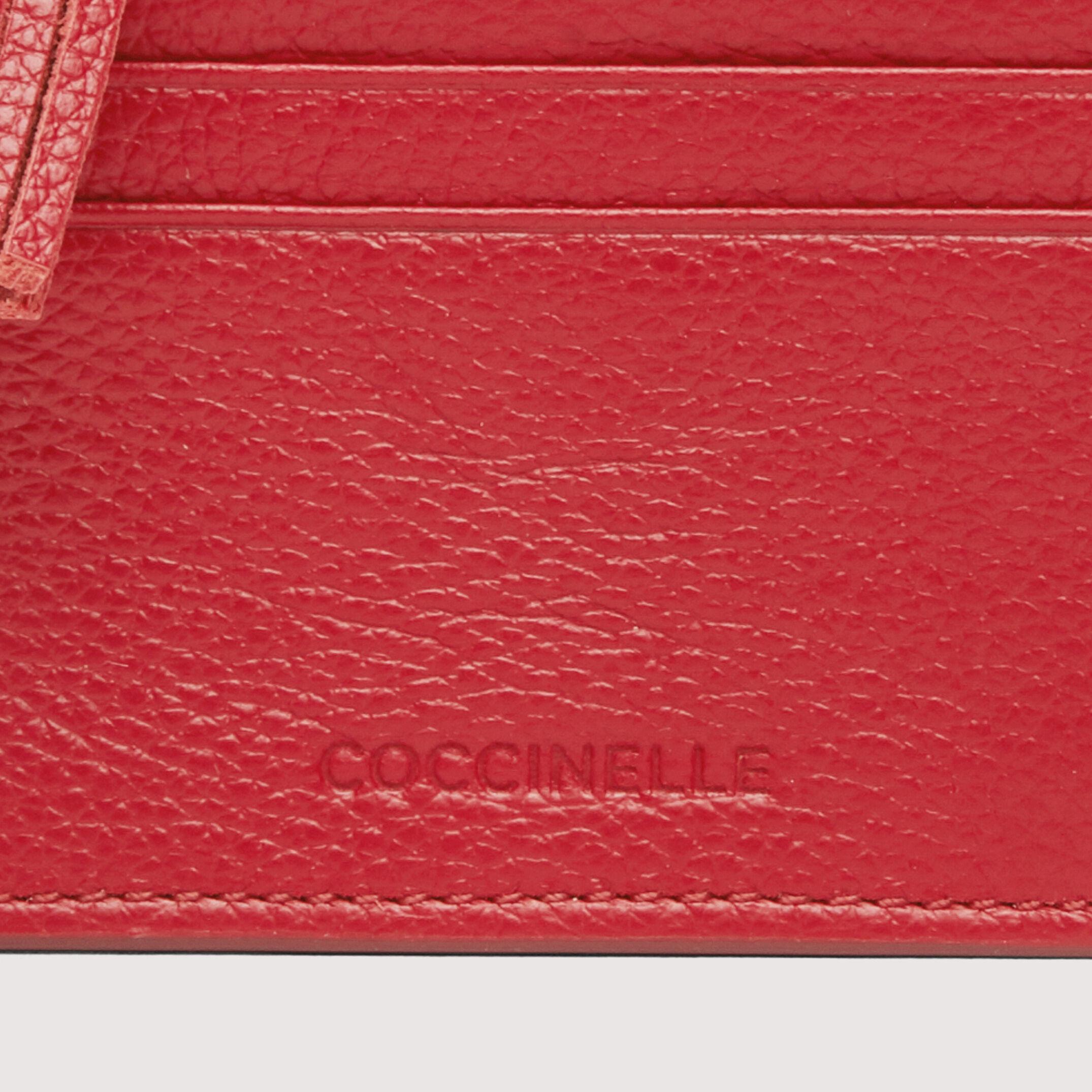 Coccinelle Tassel The Leather Is Treated With Special Machines And Then  Tumbled To Keep Its Softness in Ruby (Red) | Lyst