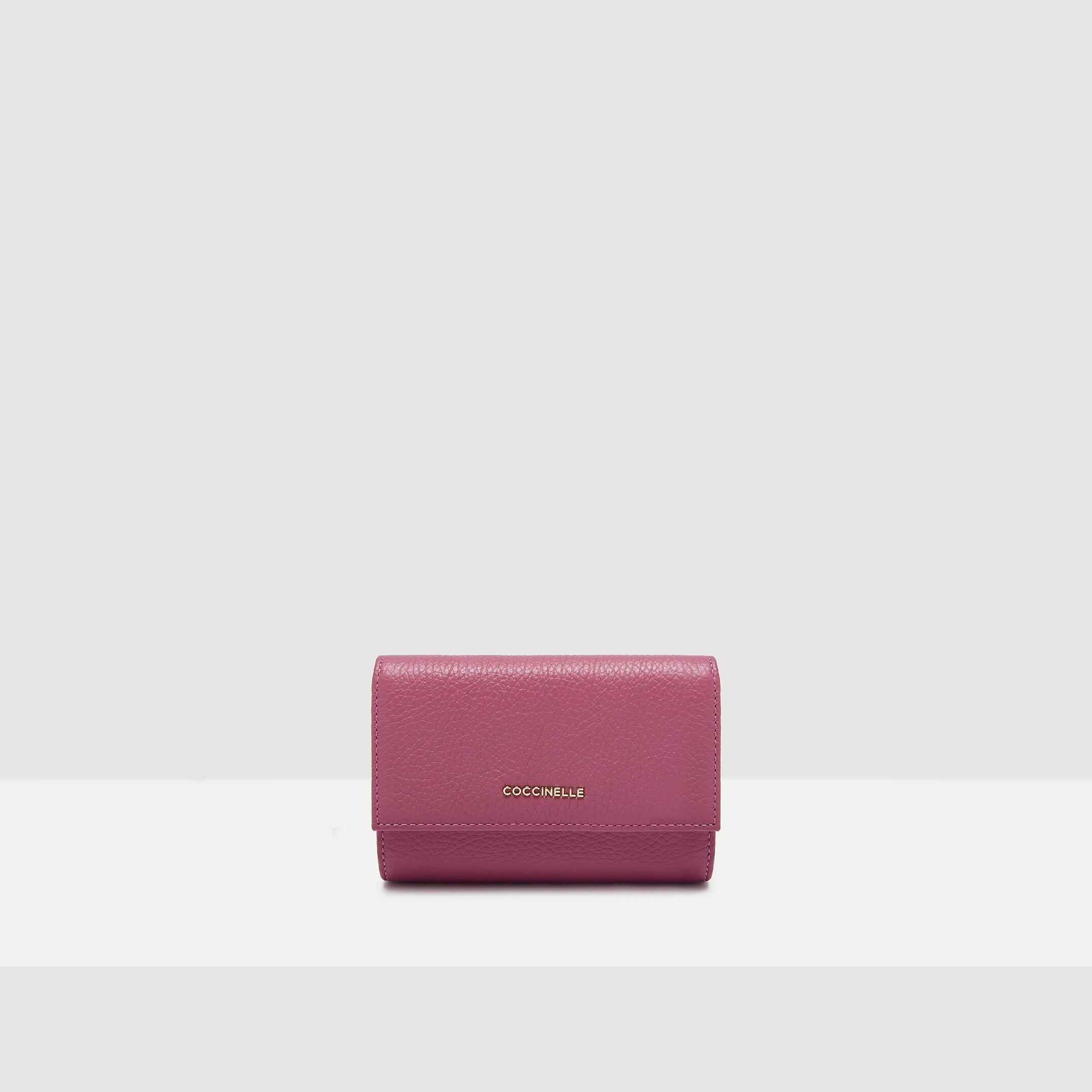 Coccinelle Metallic Soft Small Leather Goods in Purple | Lyst