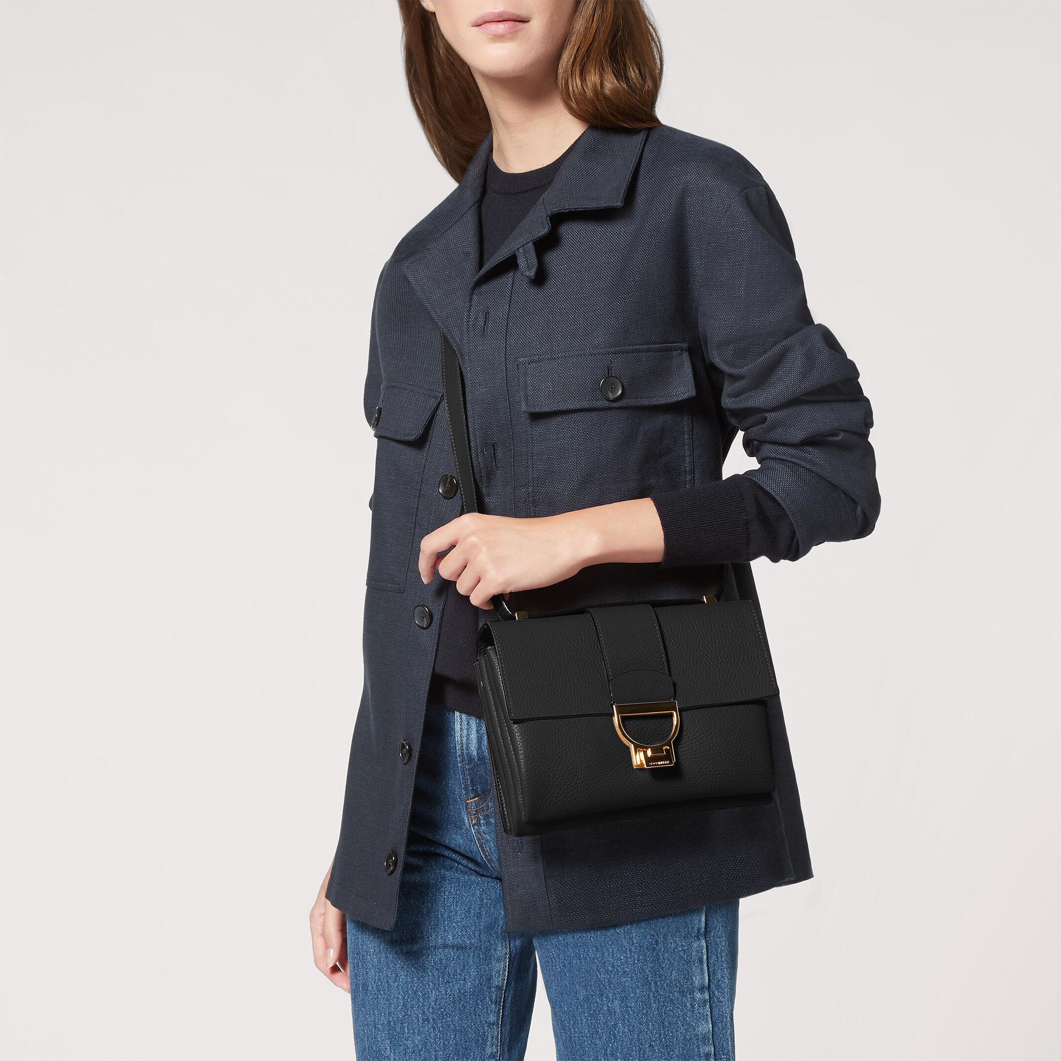 Coccinelle Leather Arlettis Shoulder Bags_ in Black | Lyst