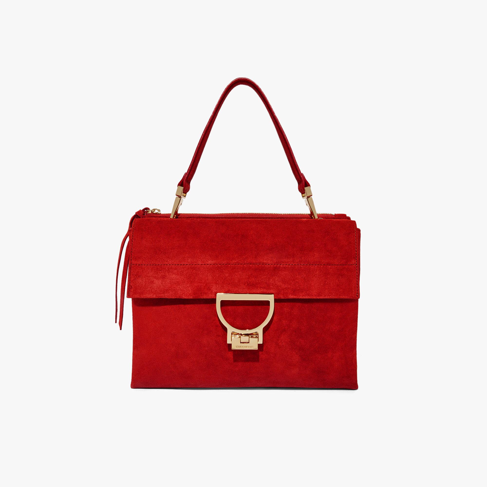 Coccinelle Arlettis Maxi Coquelicot Suede in Red - Lyst