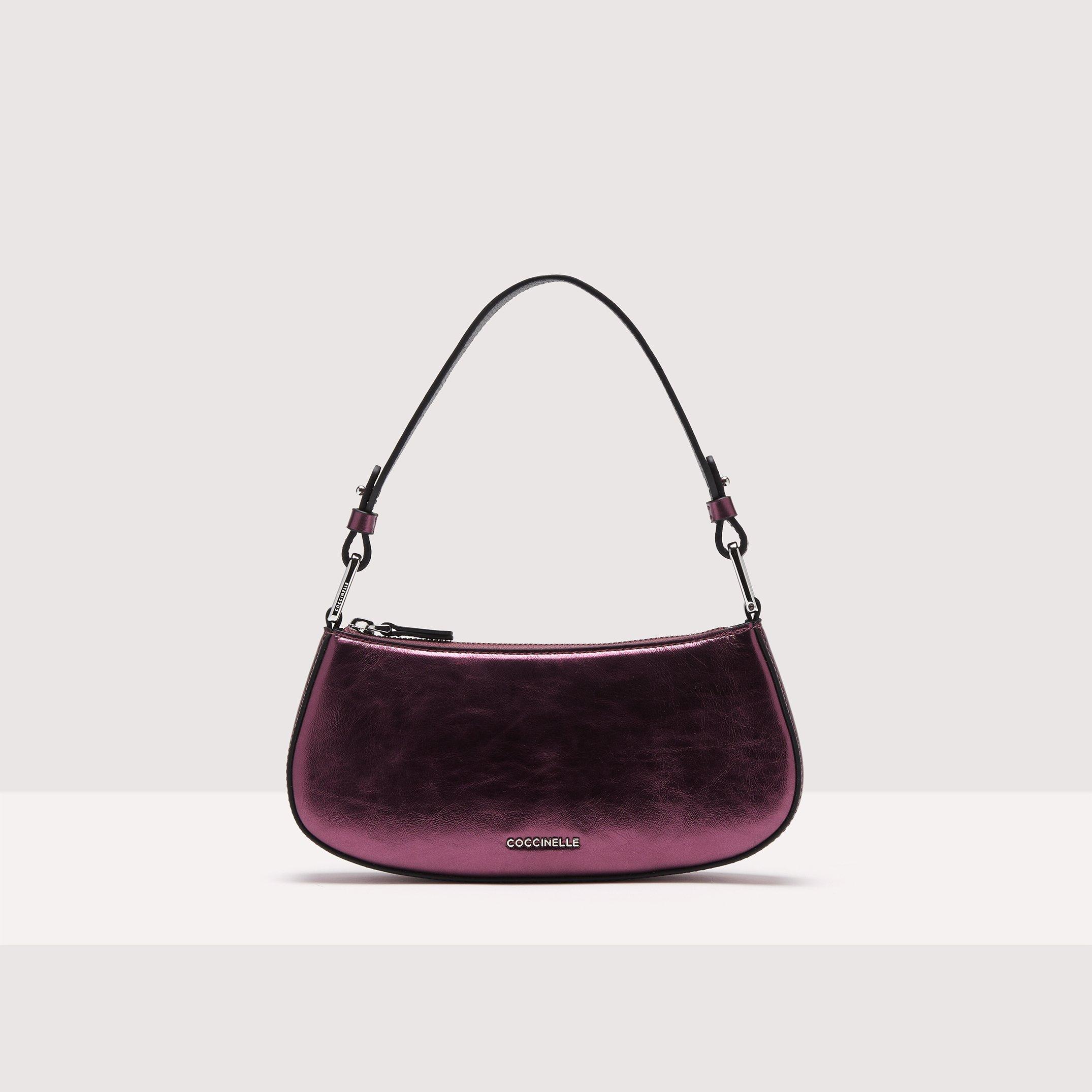Coccinelle Pearl Leather Minibag Merveille Pepita in Purple | Lyst