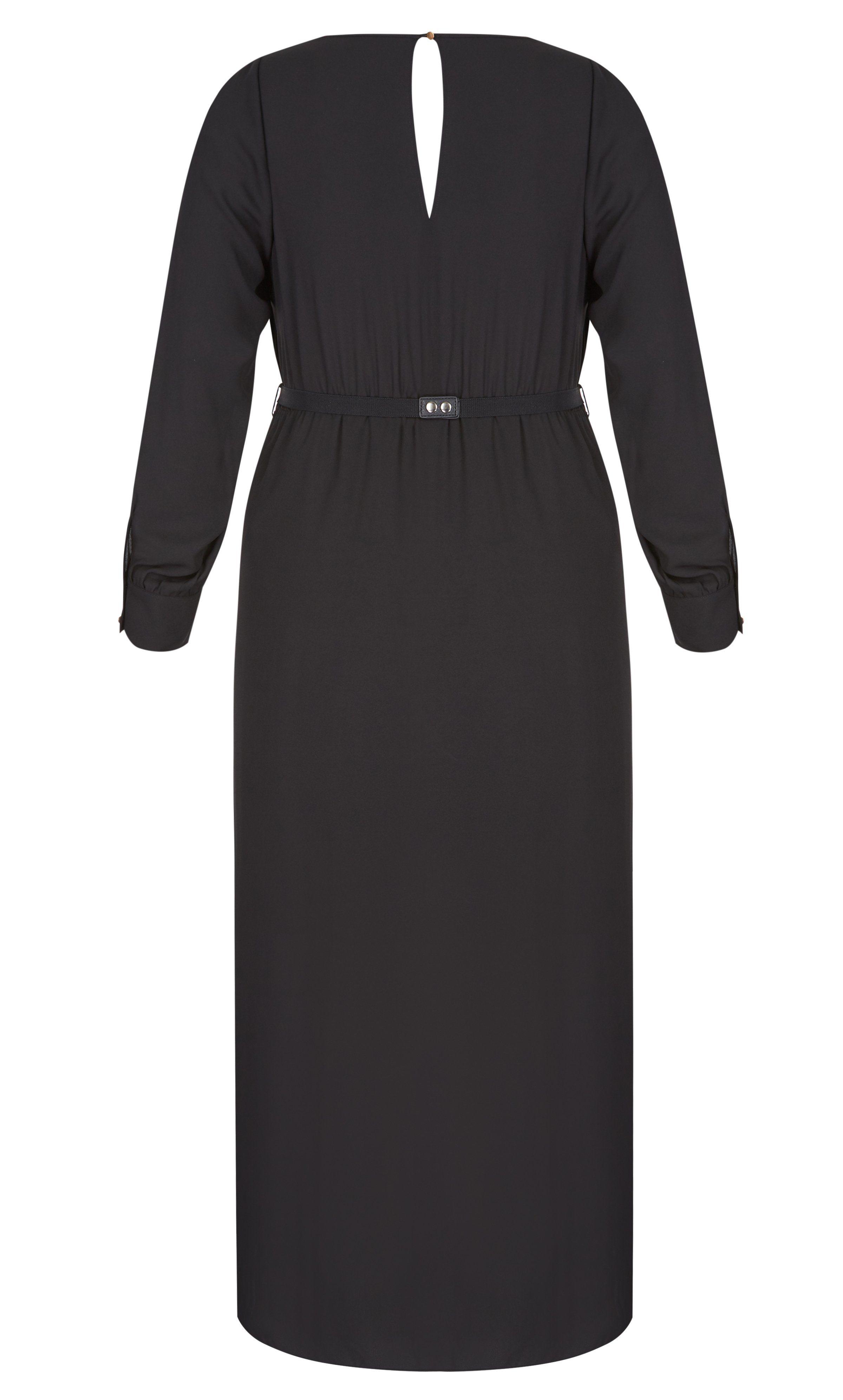 City Chic Synthetic Sinister Maxi Dress In Black Lyst