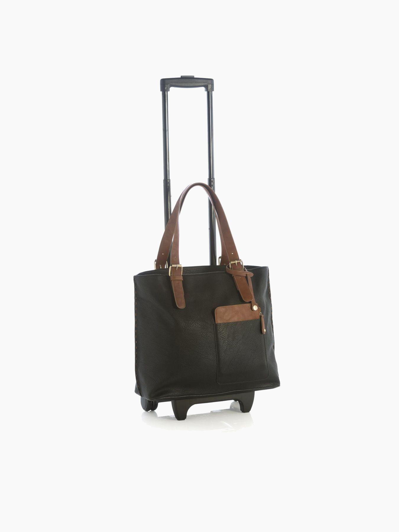 Shiraleah Chicago Roller Tote In Black - Lyst