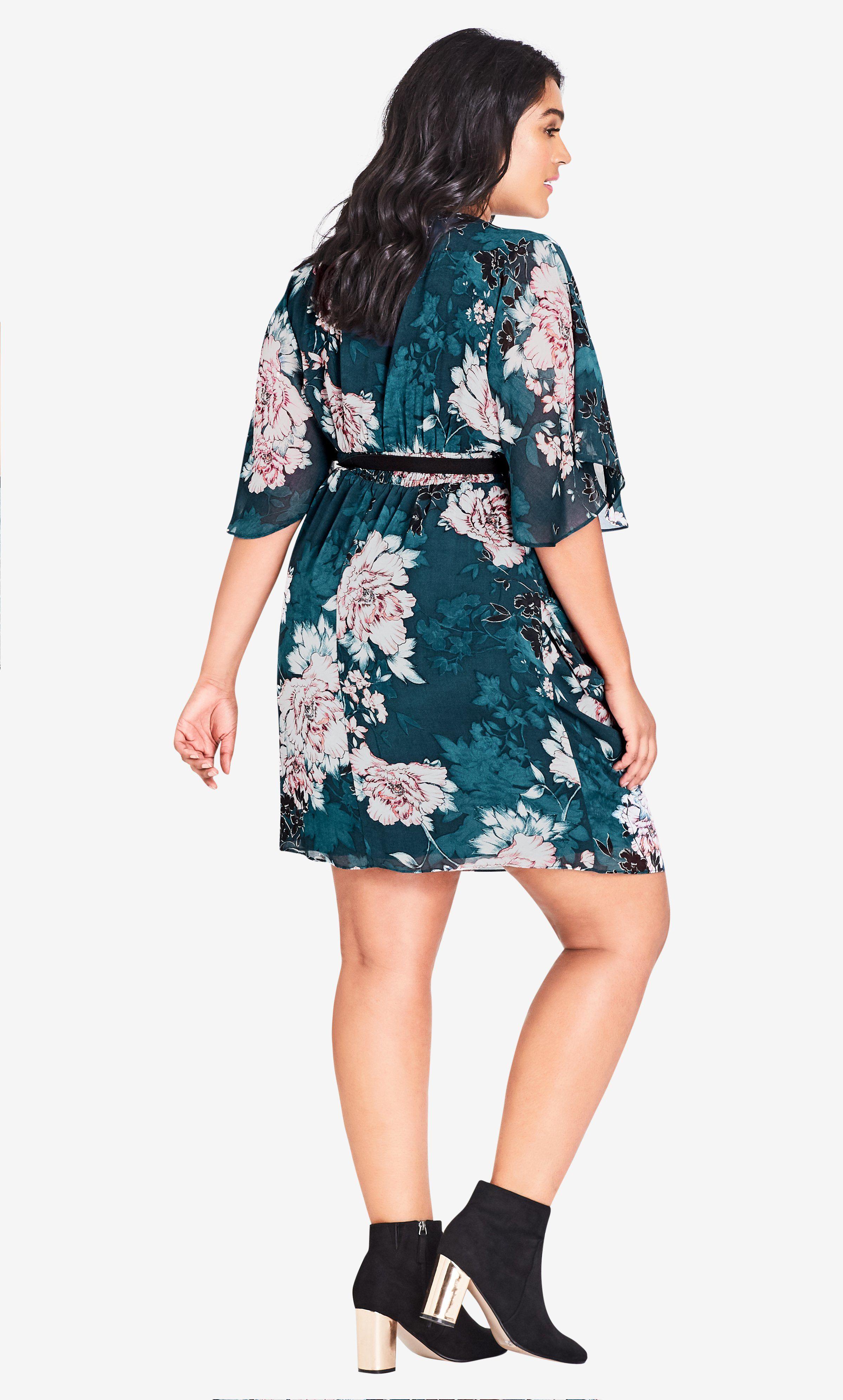 city chic jade blossom dress