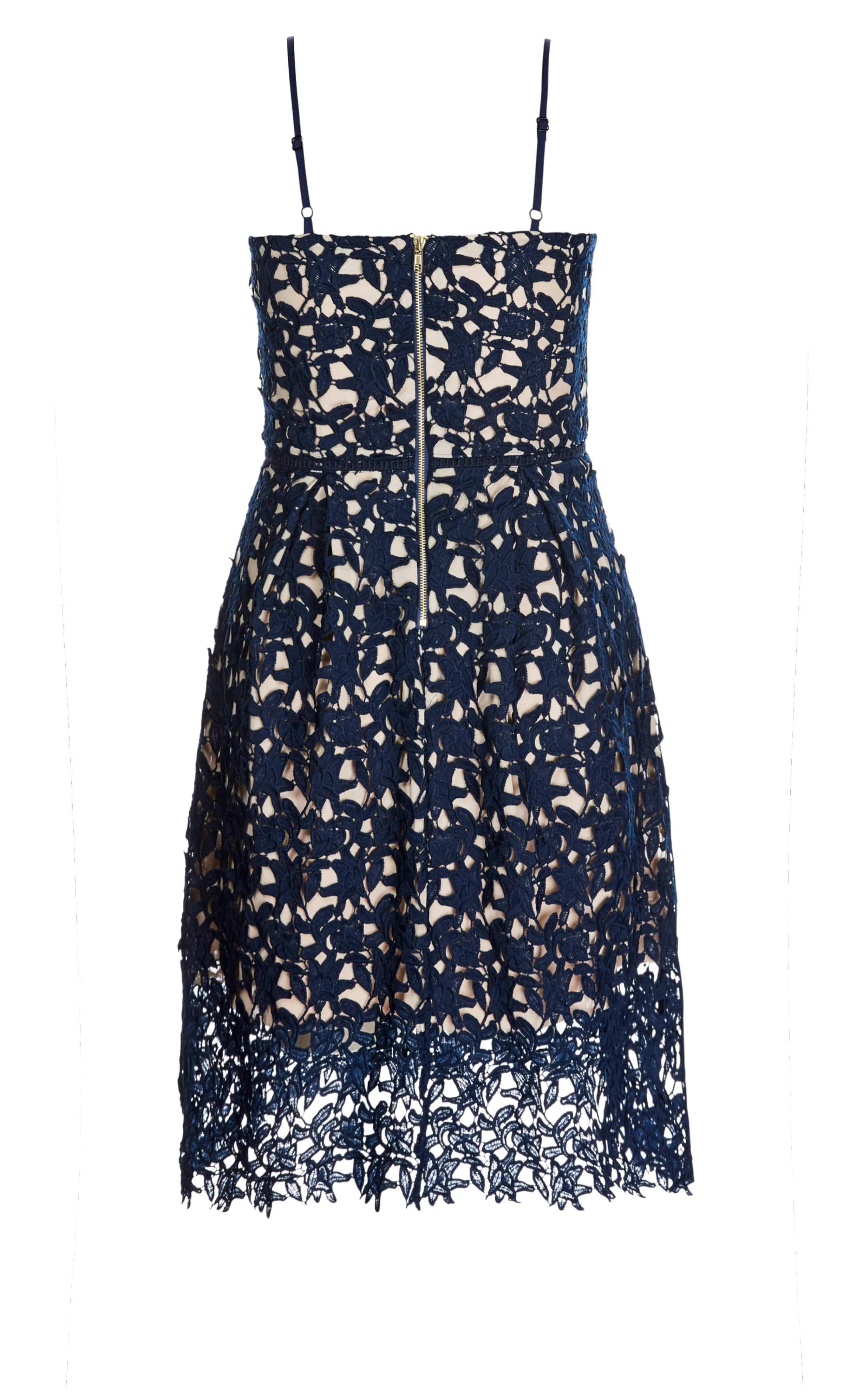 so fancy crochet fit & flare dress
