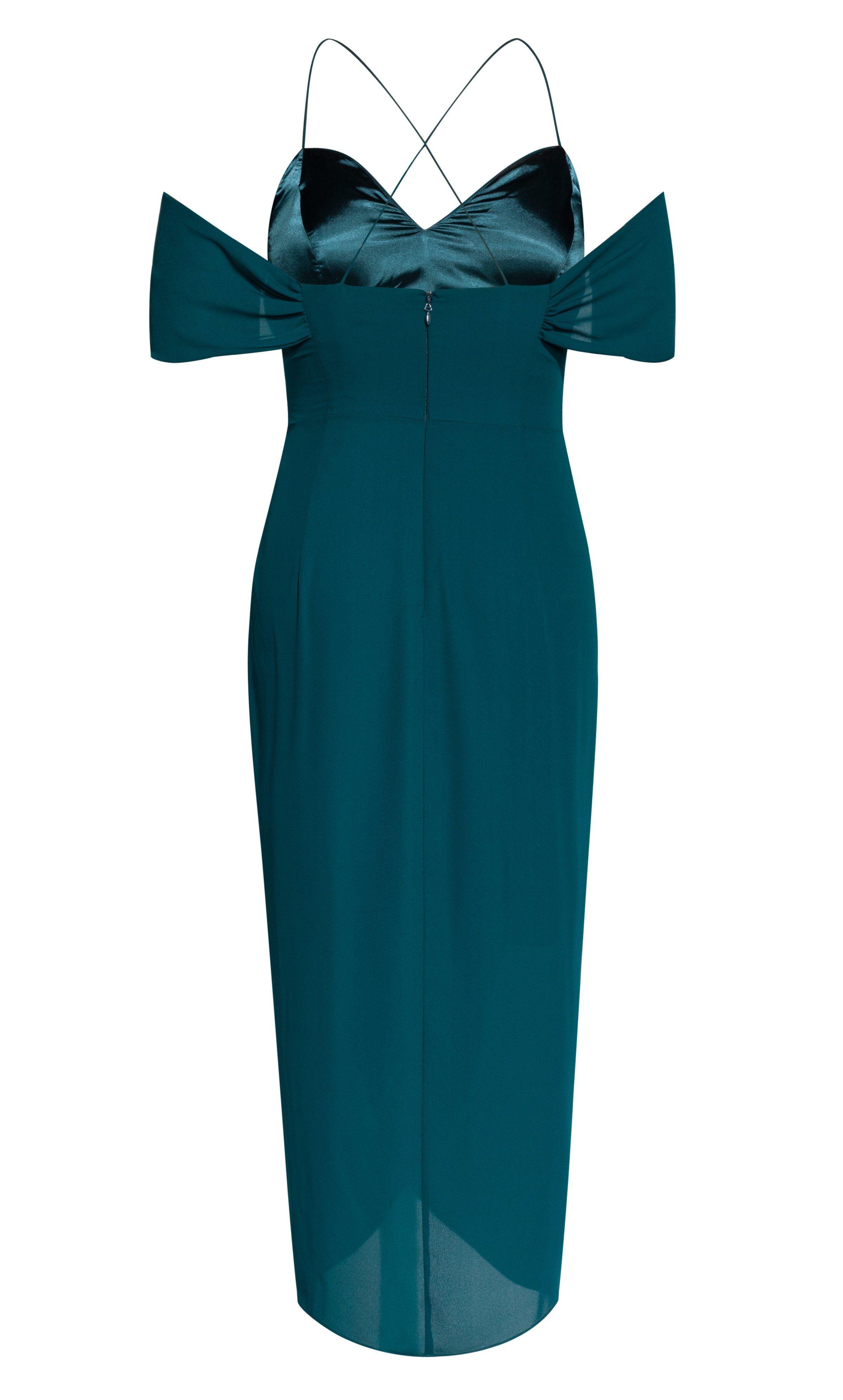 entwine maxi dress emerald