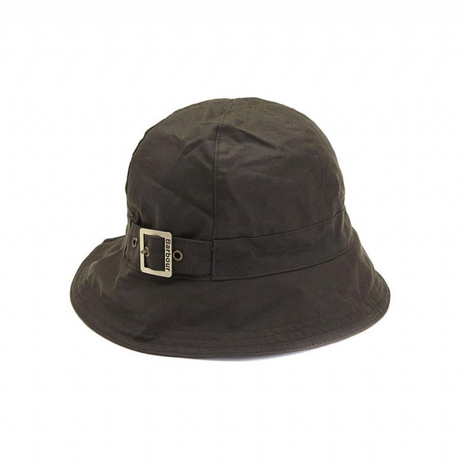 Barbour Cotton Wax New Trench Hat in Green - Lyst