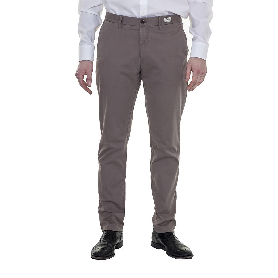 Tommy Hilfiger Denim Denton Straight Fit Chinos in Gray for Men - Lyst