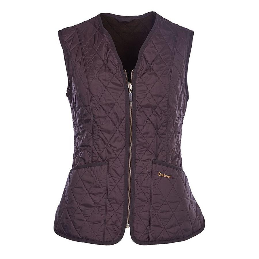 Barbour Fleece Betty Interactive Liner in Brown Lyst