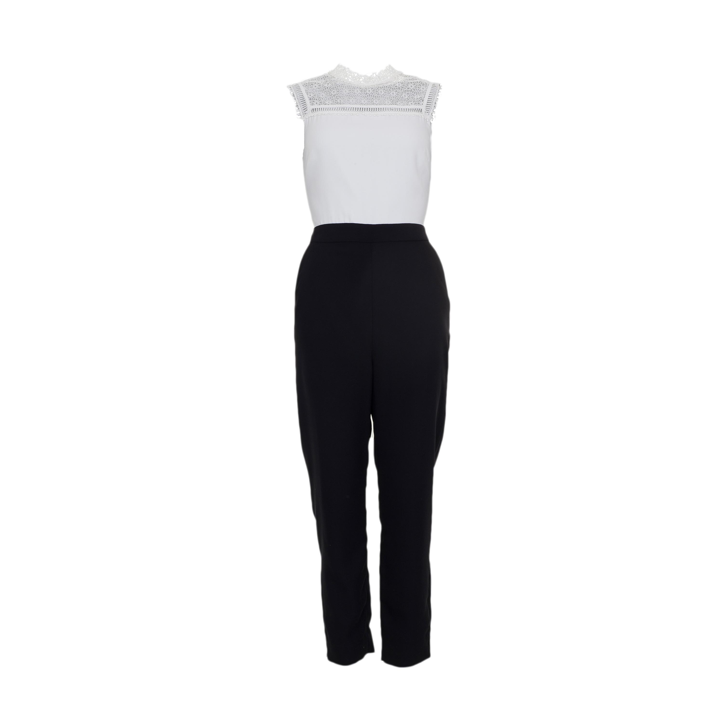 ted baker black and white jumpsuit