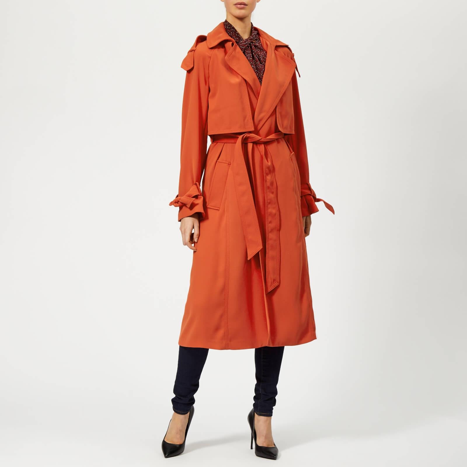 orange michael kors coat