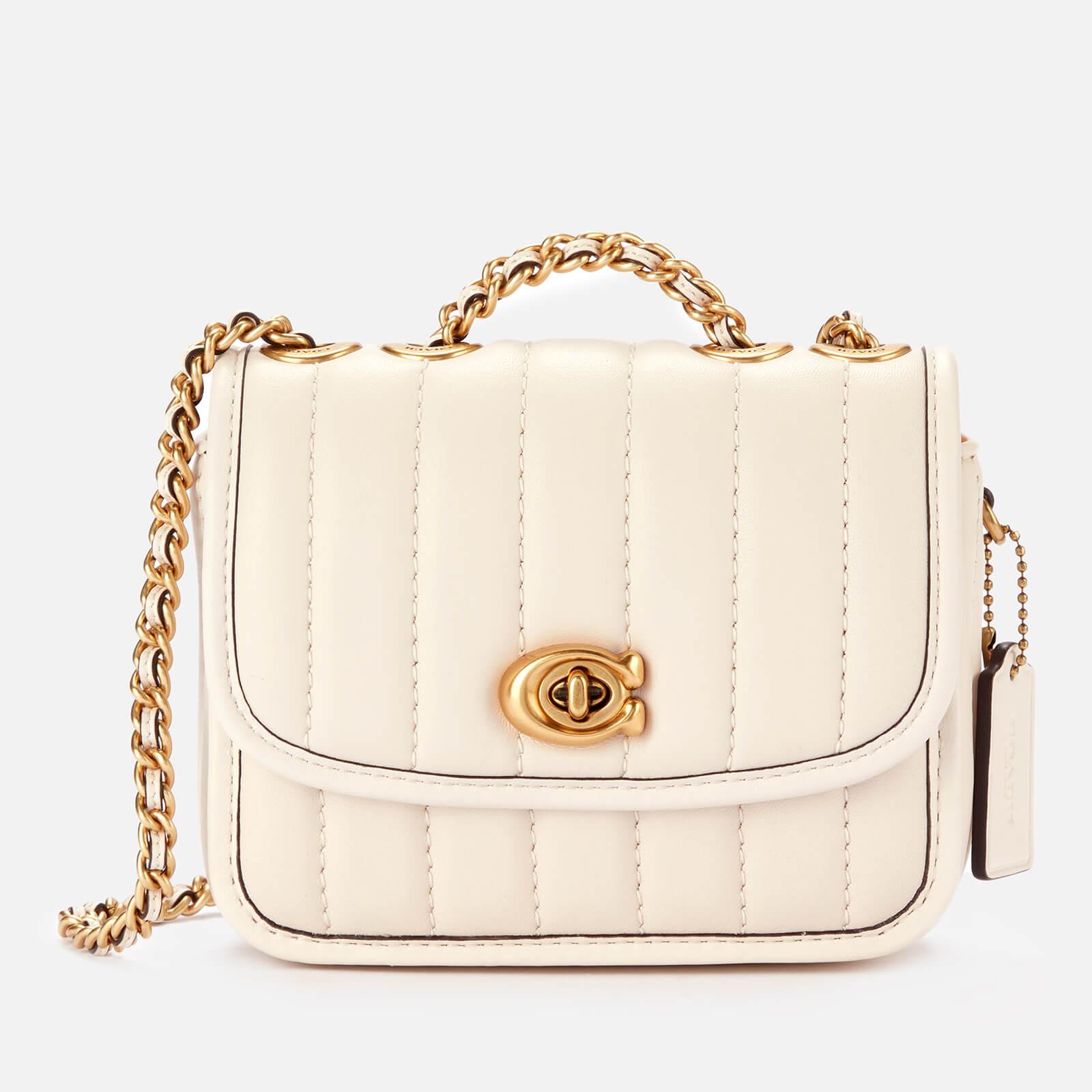 coach quilted belt bag