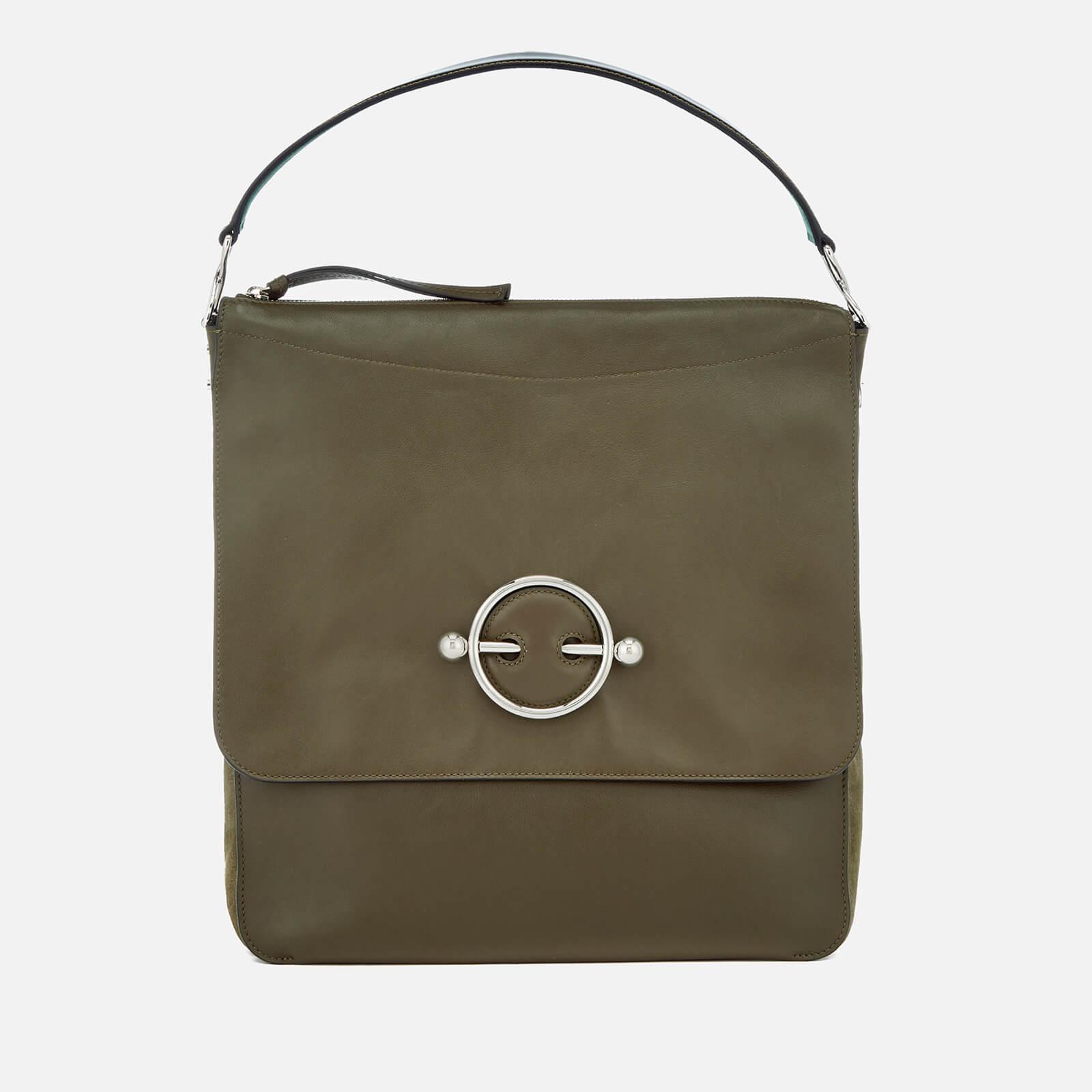 JW Anderson Leather Disc Hobo Bag in Green - Lyst