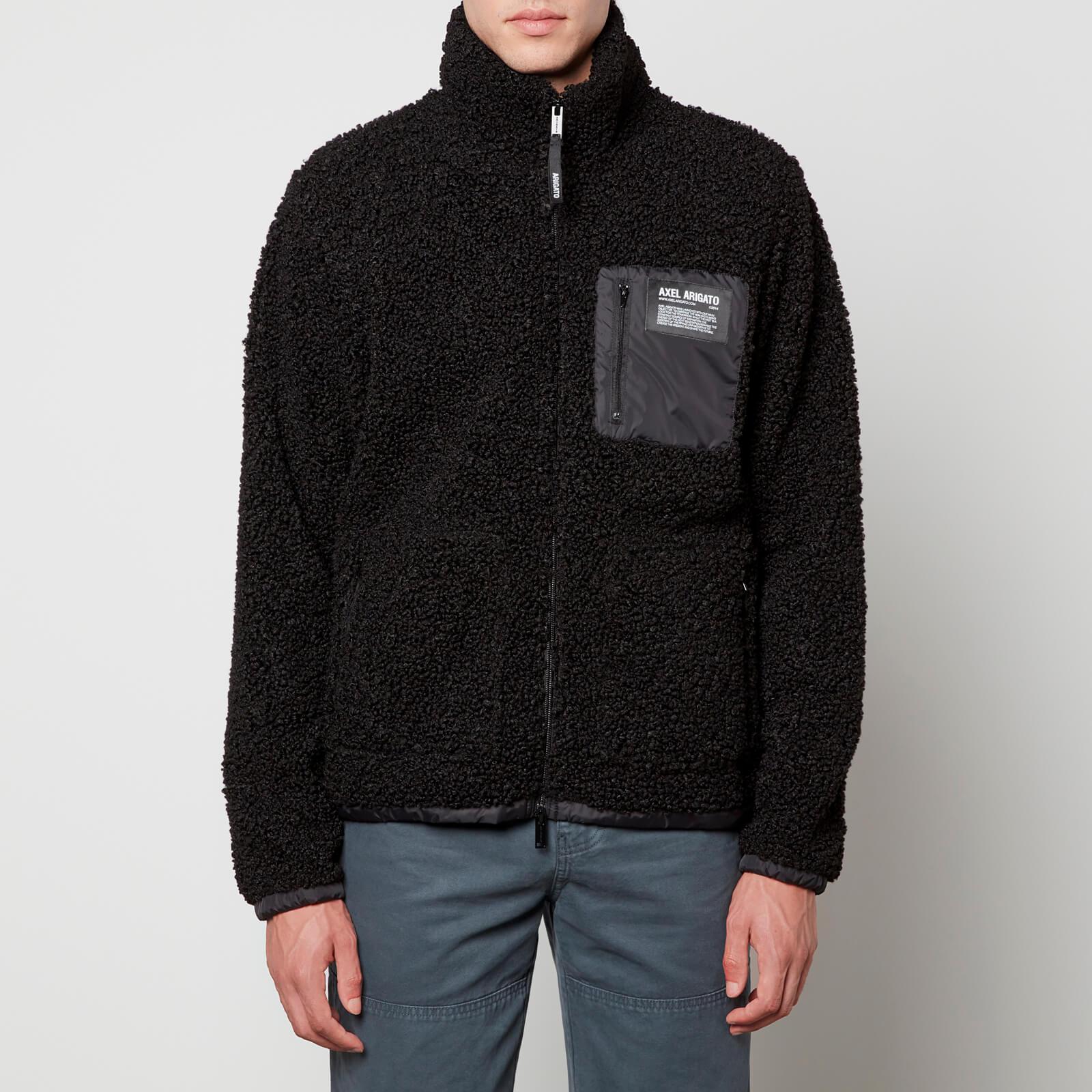 Axel Arigato Billie Fleece Jacket in Black for Men | Lyst