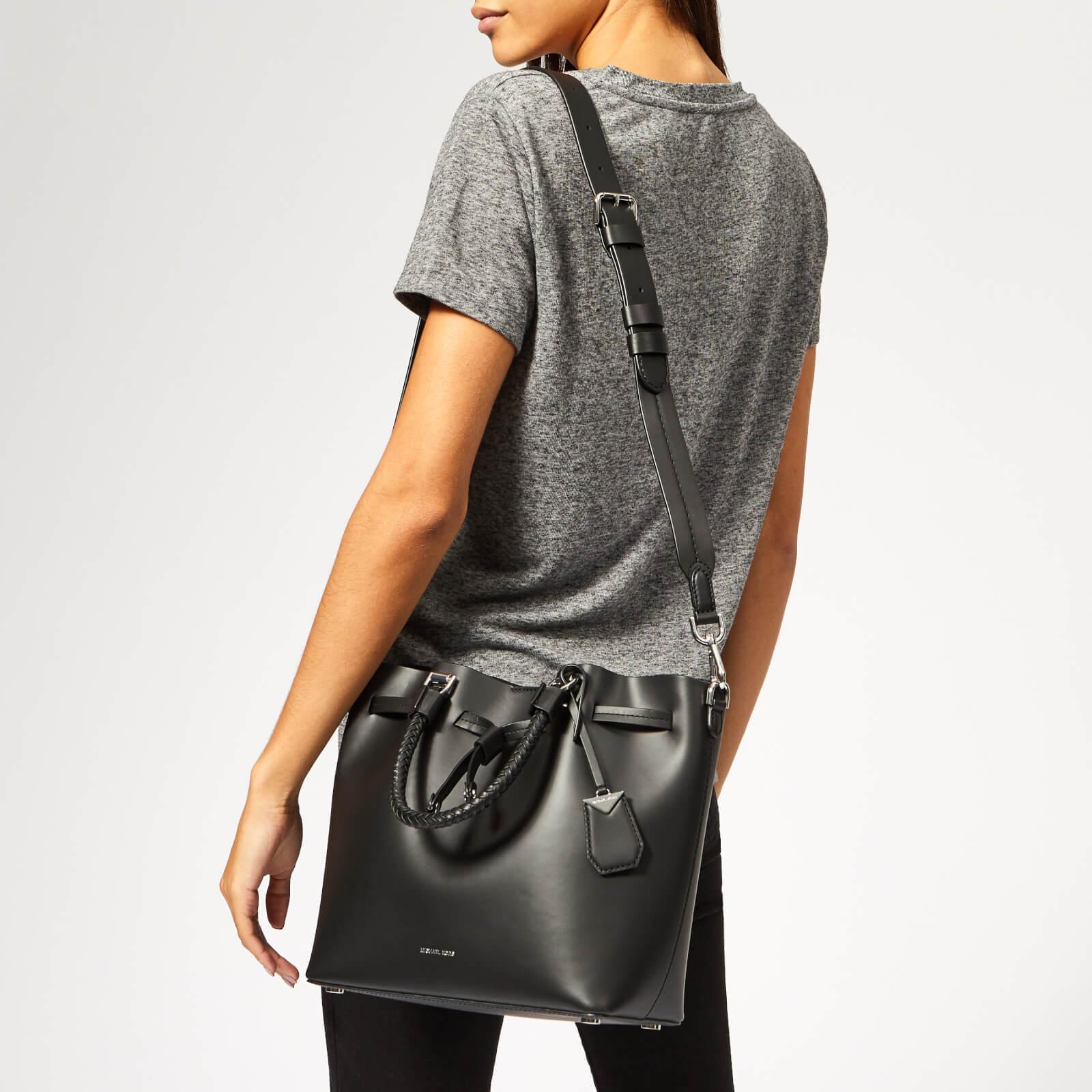 blakely small leather bucket bag