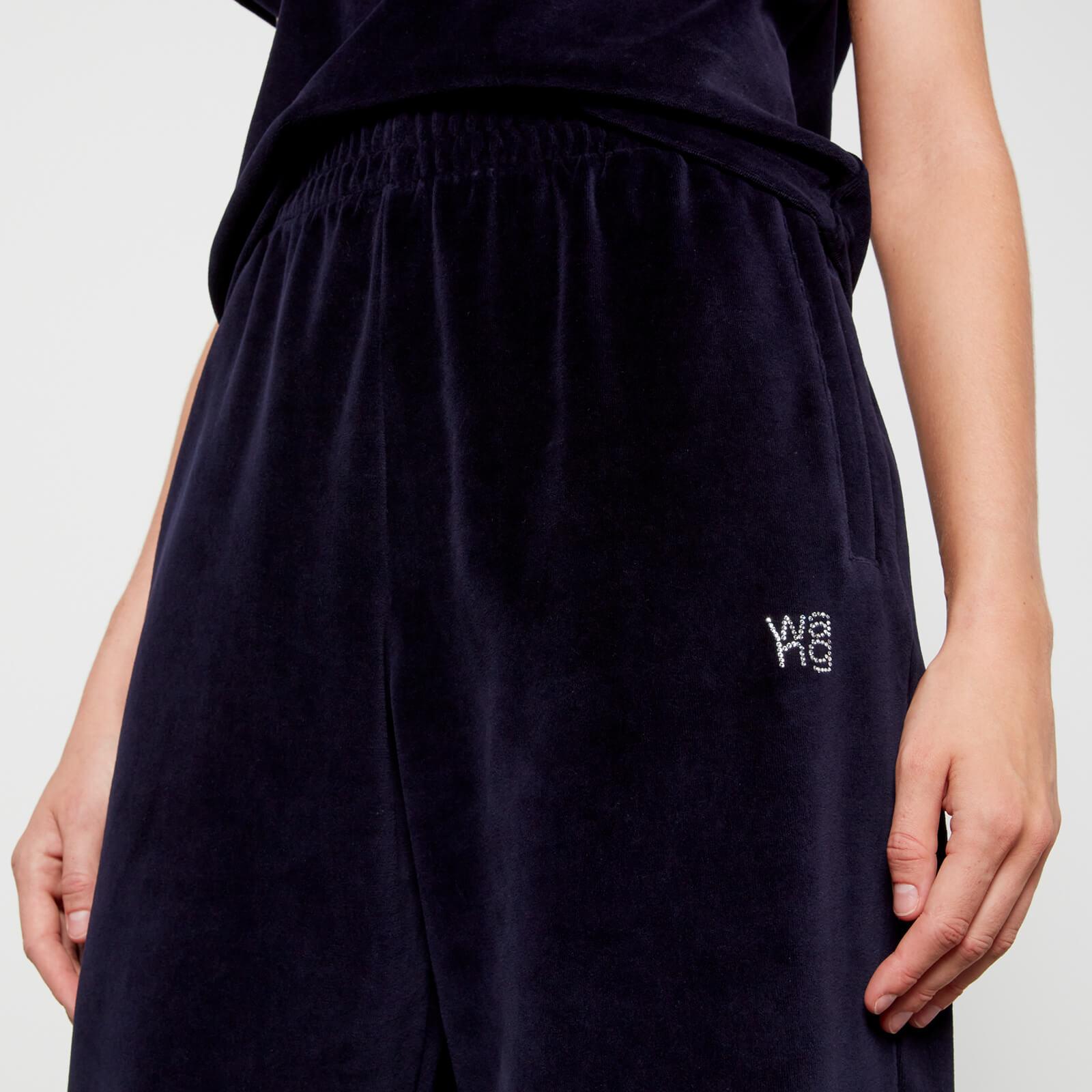 Alexander Wang Sweatpant With Hotfix Logo in Black | Lyst Canada