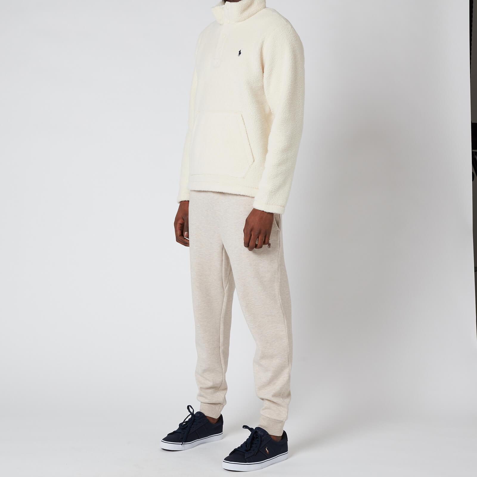 Polo Ralph Lauren Vintage Fleece Mockneck Sweatshirt in Natural for Men
