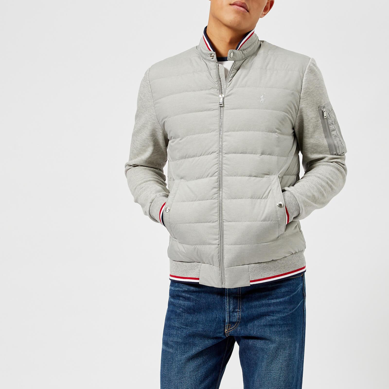 Polo Ralph Lauren Hybrid Quilted Jacket in Gray for Men | Lyst