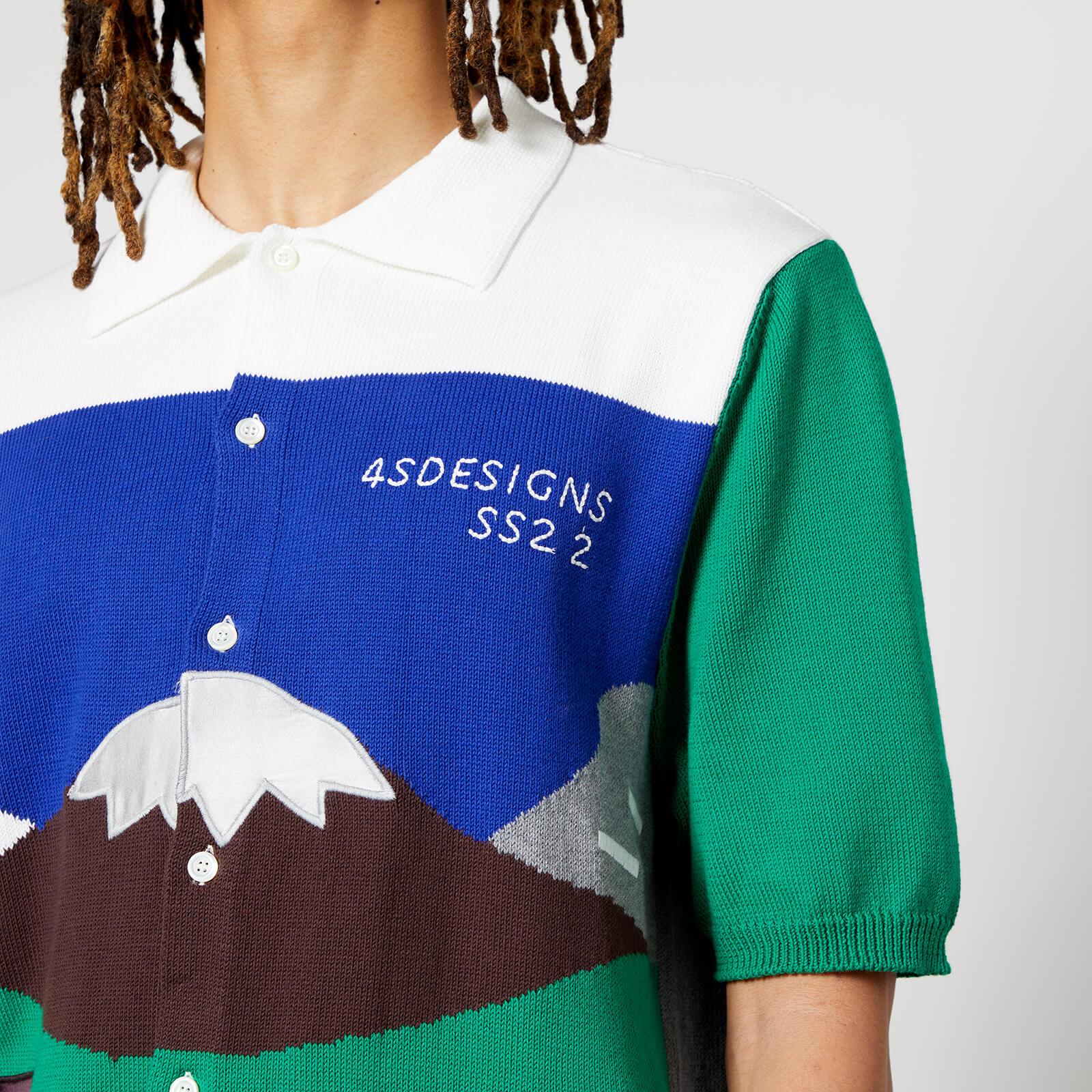 4SDESIGNS Knit Camp Landscape Shirt for 