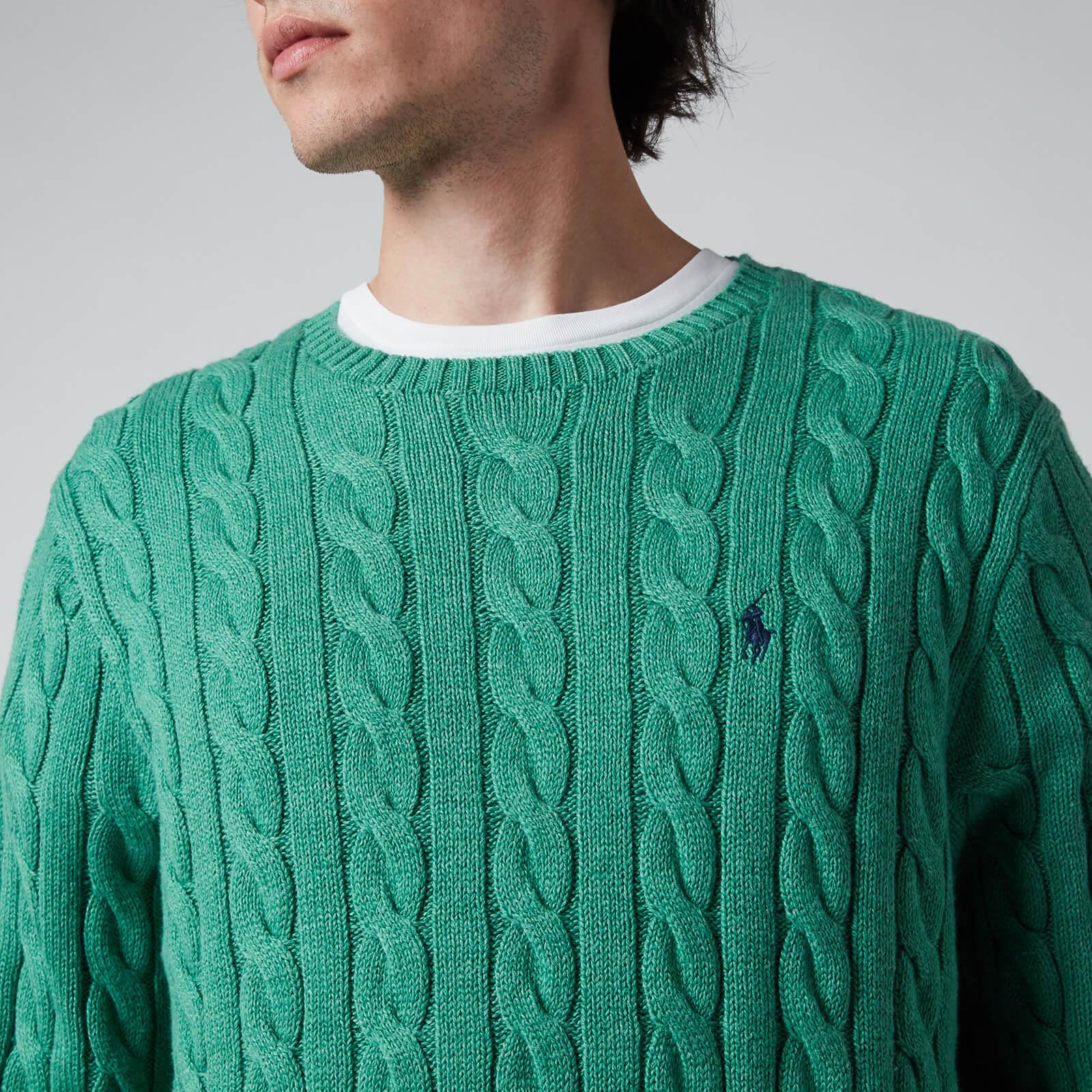 Mens Clothing Nightwear and sleepwear Polo Ralph Lauren Wool Pattern Jacquard Knit Jumper in Green for Men 