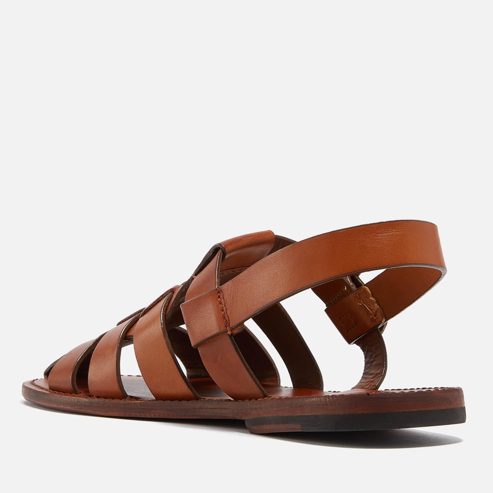 Grenson Queenie Leather Sandals in Brown | Lyst