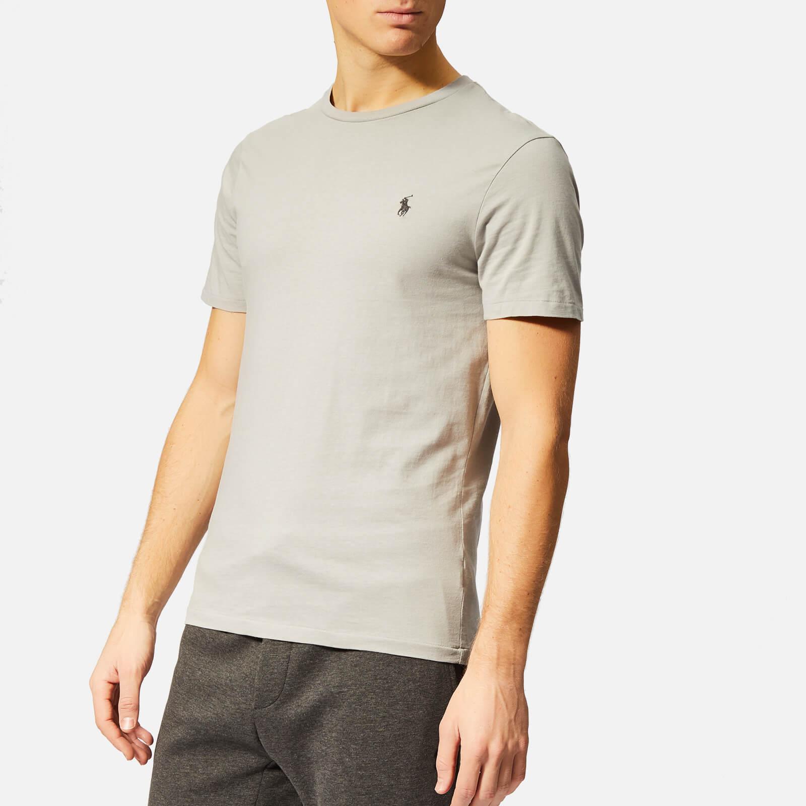 Polo Ralph Lauren Cotton Custom Slim Fit Crew Neck T-shirt in Grey (Gray)  for Men - Lyst