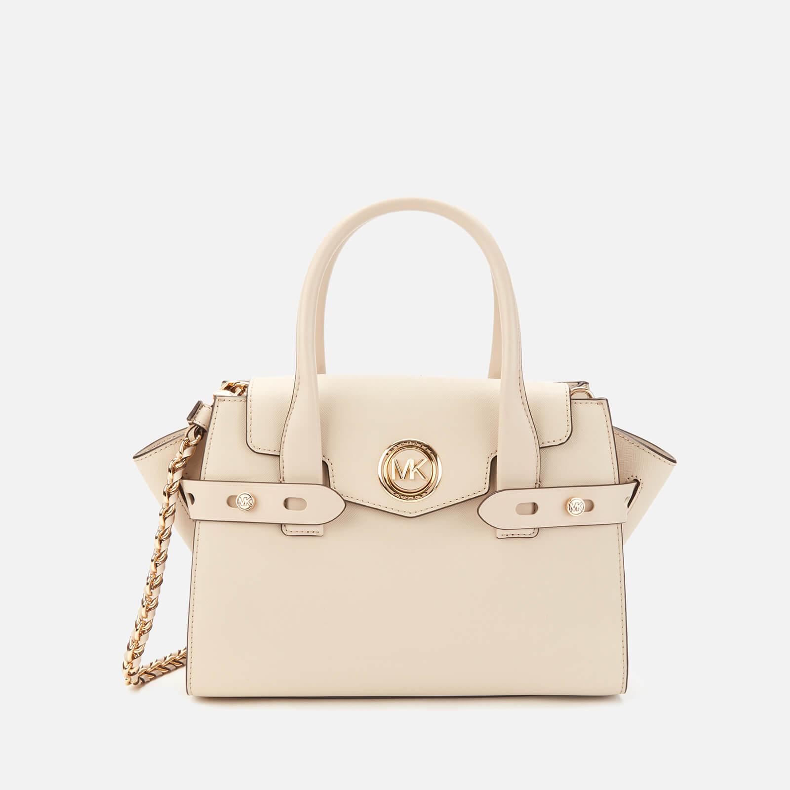 MICHAEL Michael Kors Carmen Small Logo And Leather Belted Satchel