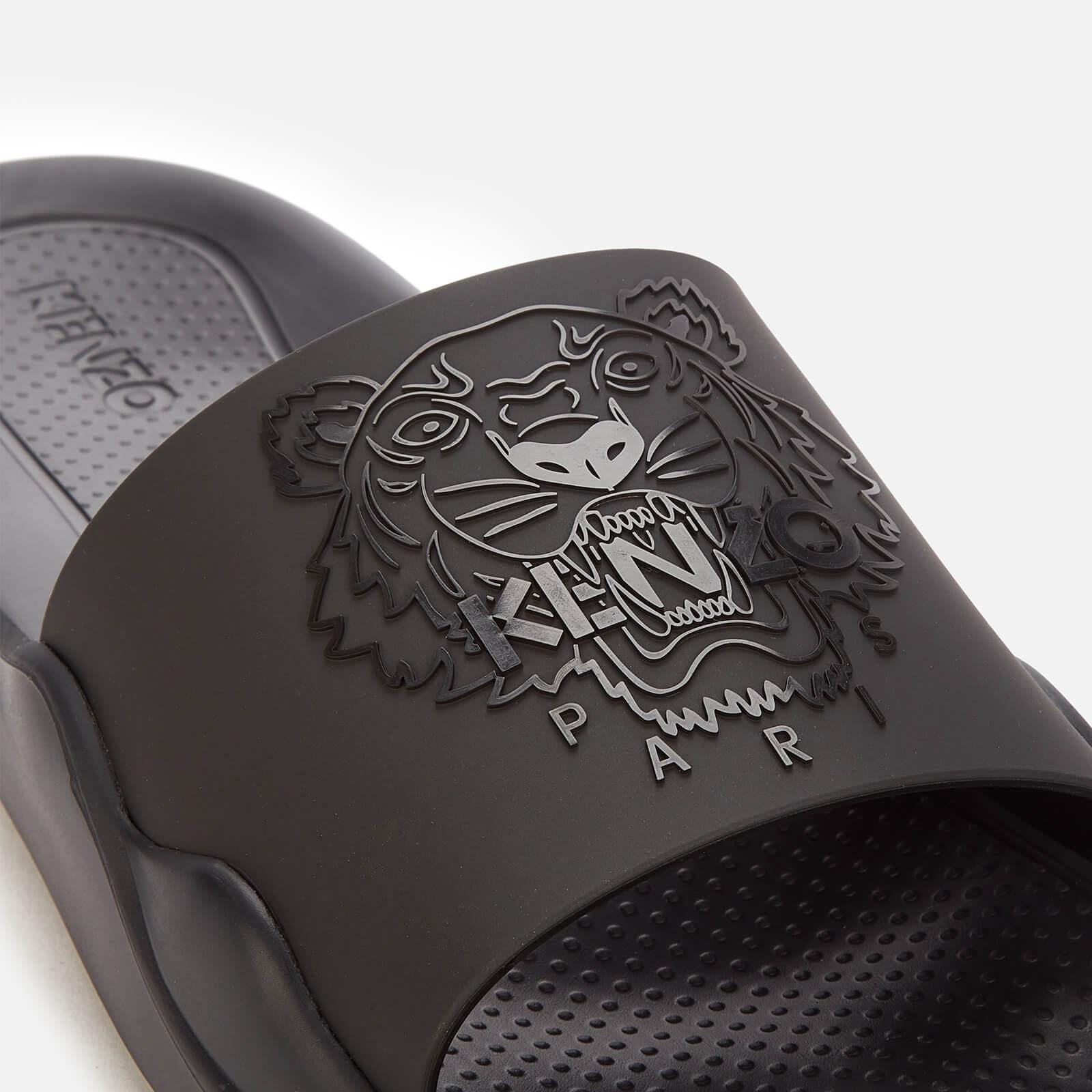 KENZO Tiger Pool Slide Sandals in Black for Men | Lyst