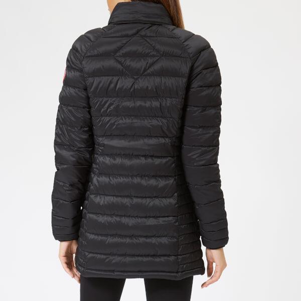 Canada Goose Goose 'Brookvale' Hooded Quilted Down Coat in Black | Lyst