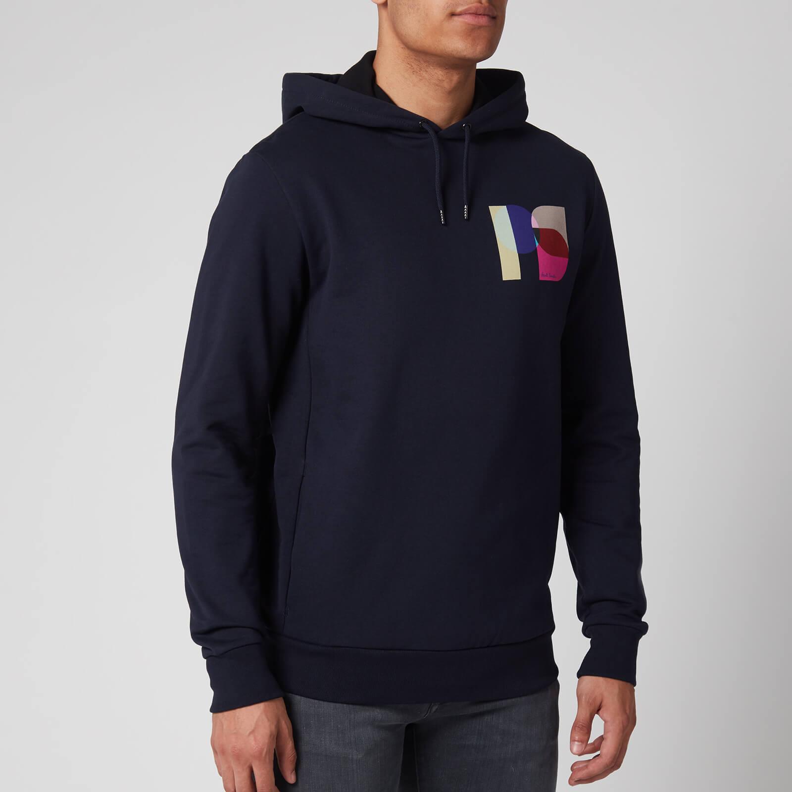 PS by Paul Smith Cotton Hoodie in Blue for Men - Lyst