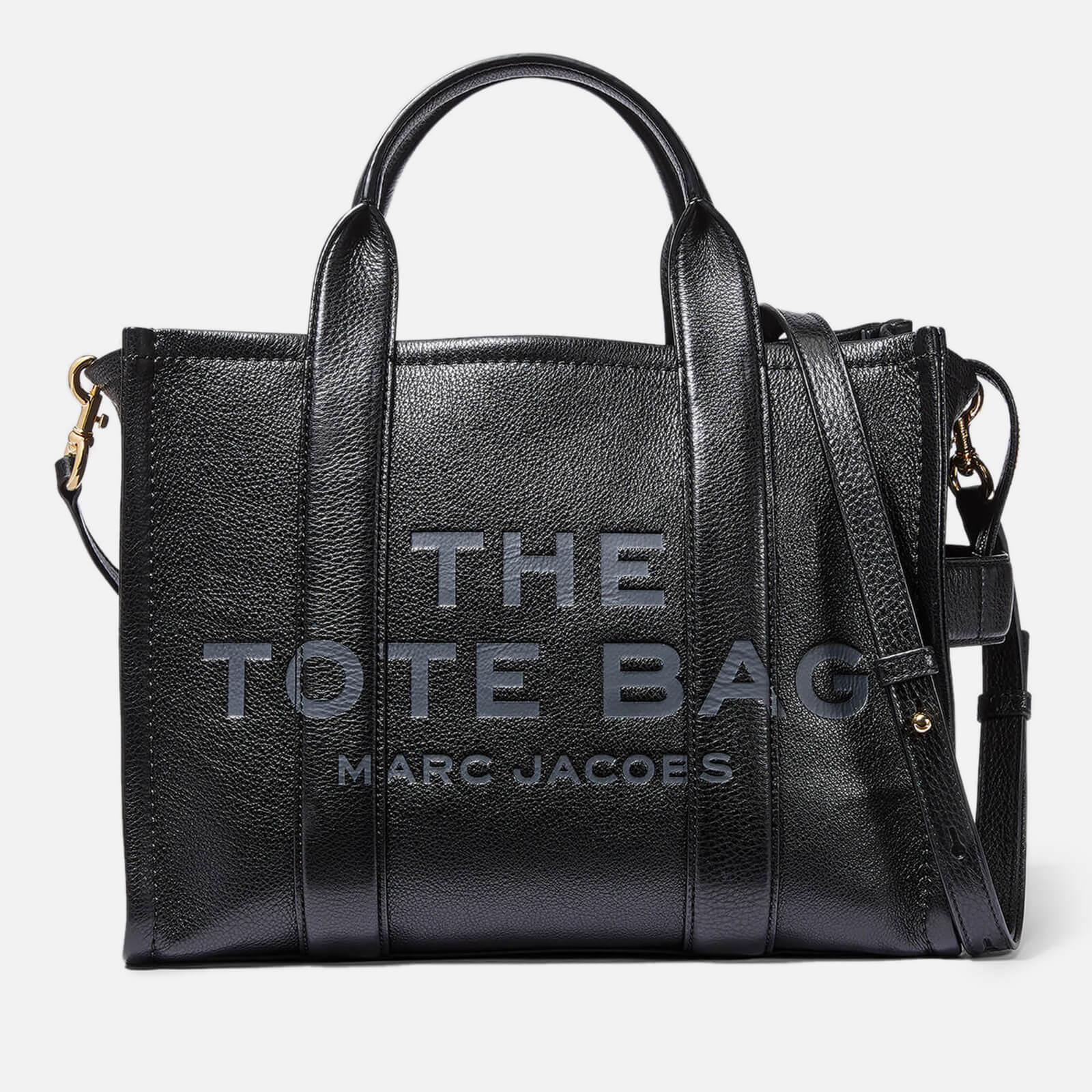 Marc Jacobs The Medium Leather Tote Bag in Black | Lyst Canada