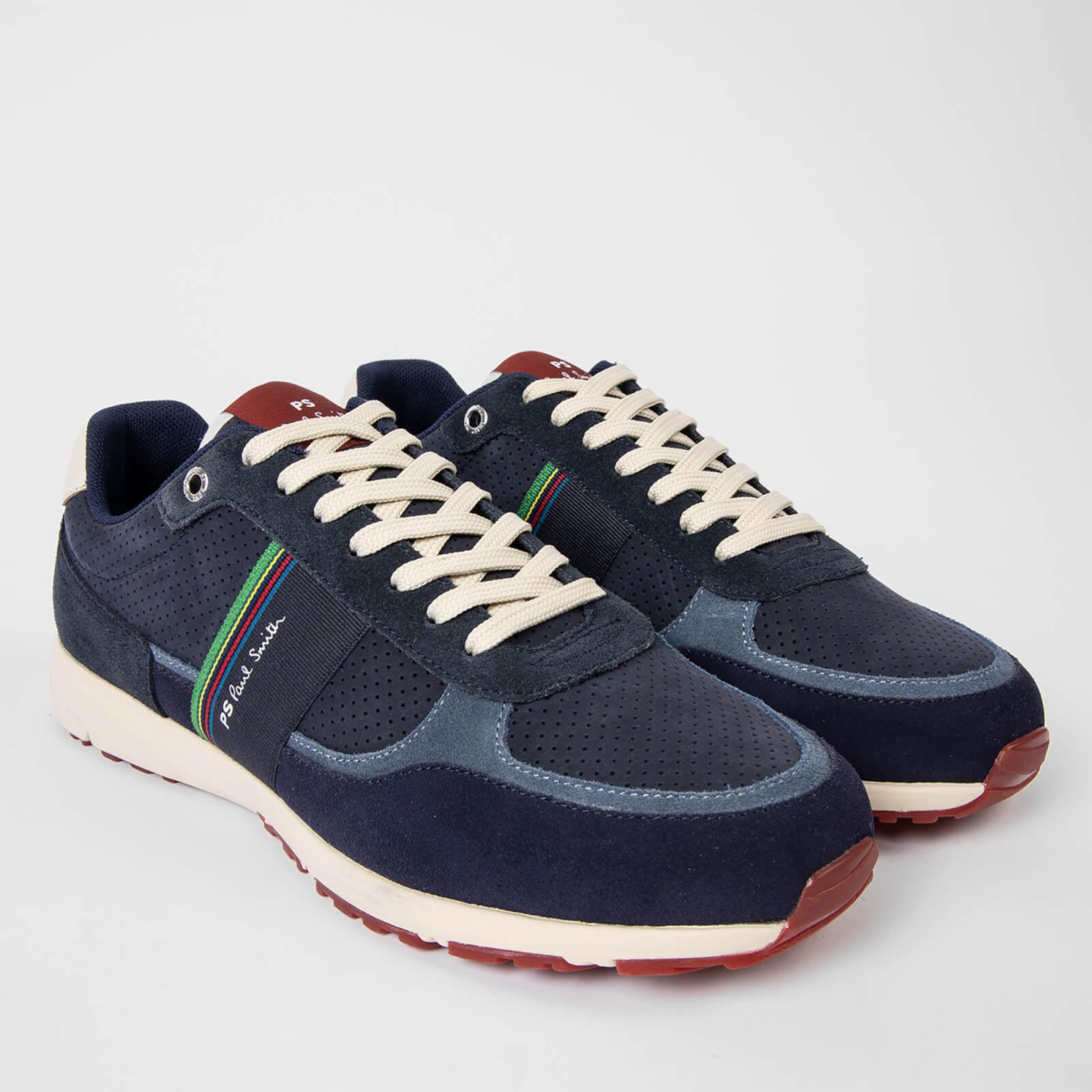 kølig tusind fængelsflugt PS by Paul Smith Huey Suede And Mesh Trainers in Blue for Men | Lyst