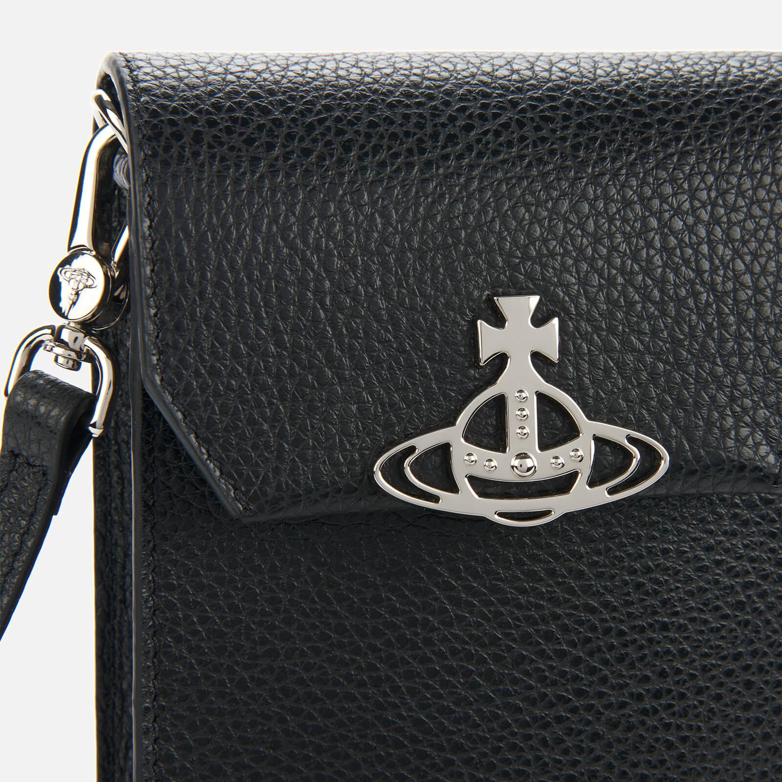 Vivienne Westwood Leather Jordan Phone Bag in Black | Lyst