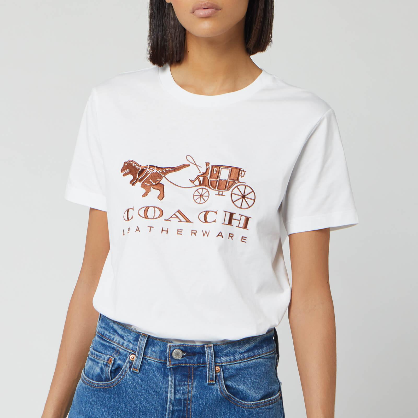COACH Rexy And Carriage Tshirt in White Lyst