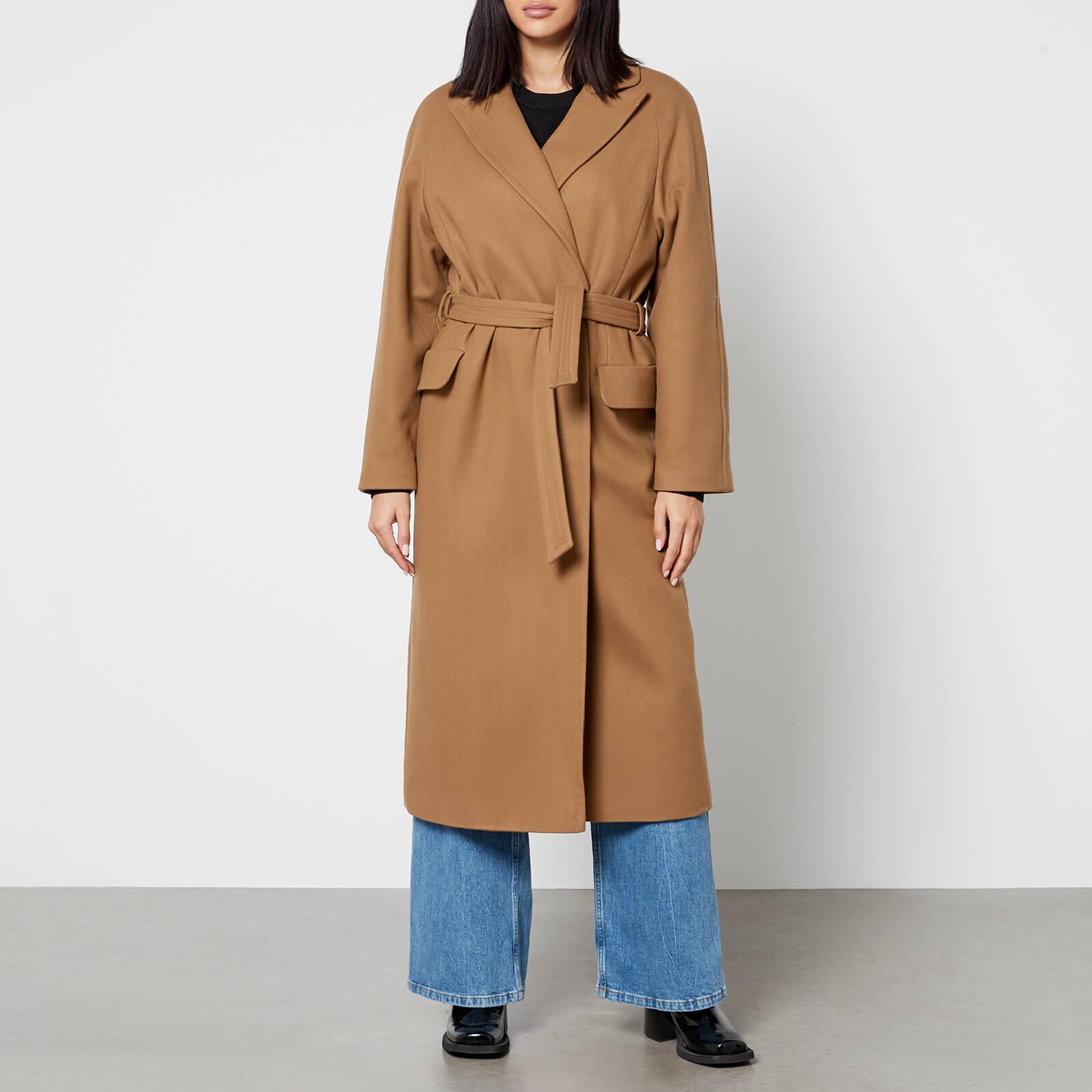 A.P.C. Manteau Wool-blend Florence Coat in Brown | Lyst