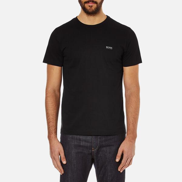 BOSS by HUGO BOSS Basic Crew Shoulder Logo T-shirt in Black for Men | Lyst