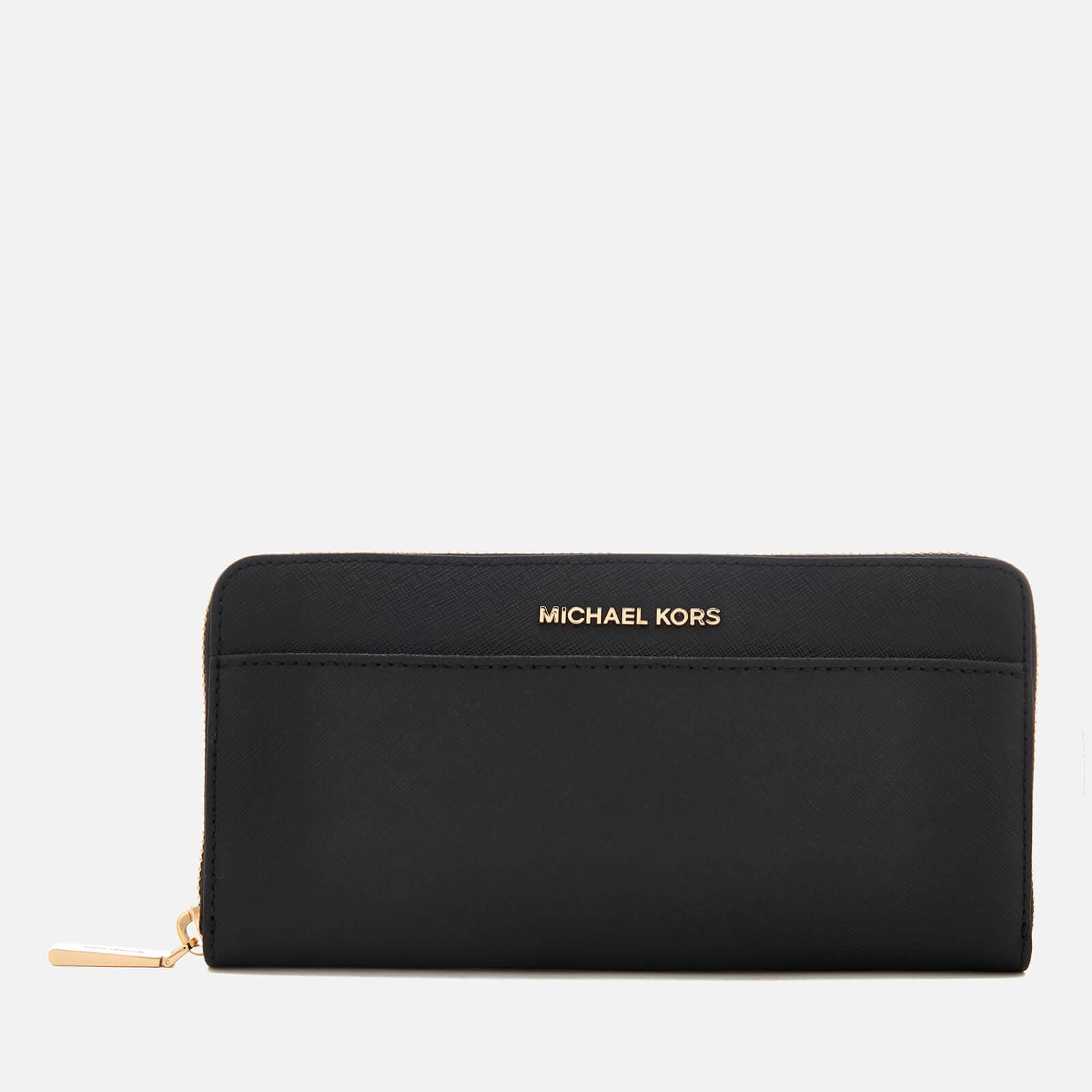 Daisy Indien vedvarende ressource MICHAEL Michael Kors Leather Money Pieces Pocket Zip Around Continental  Purse in Black - Save 55% - Lyst
