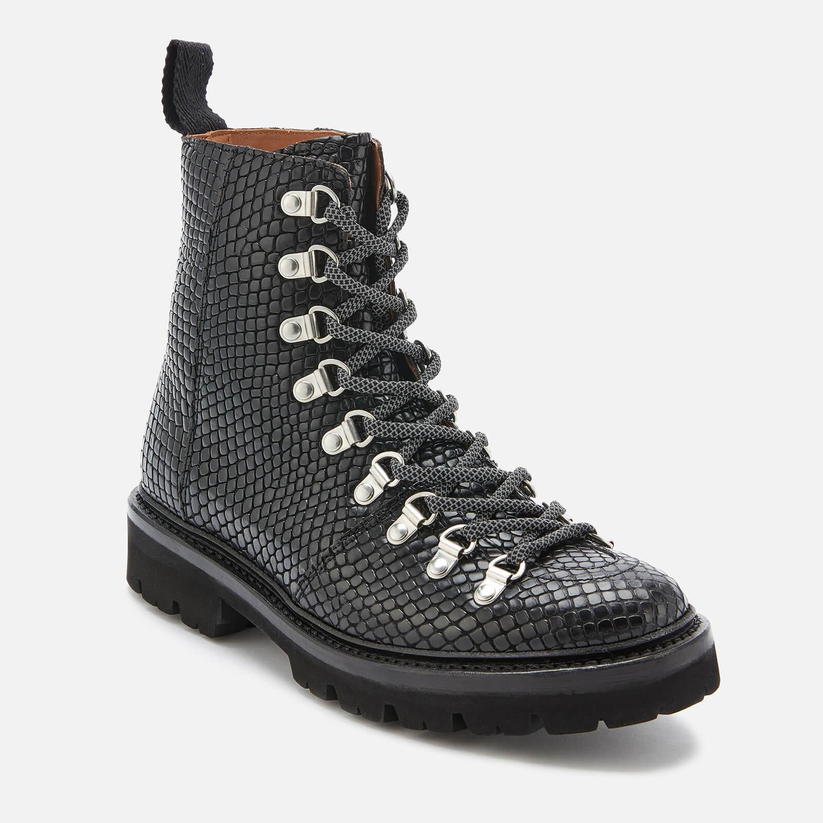 grenson nanette hiker boot with black shearling