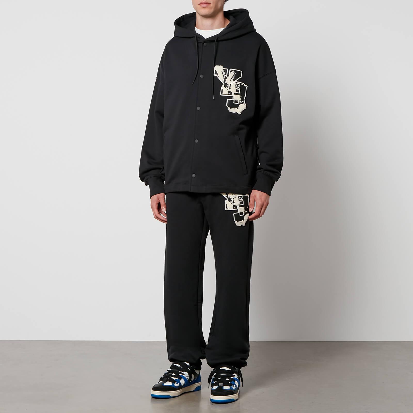 Y-3 Gfx Ft Organic Cotton-jersey Hoodie in Black for Men | Lyst