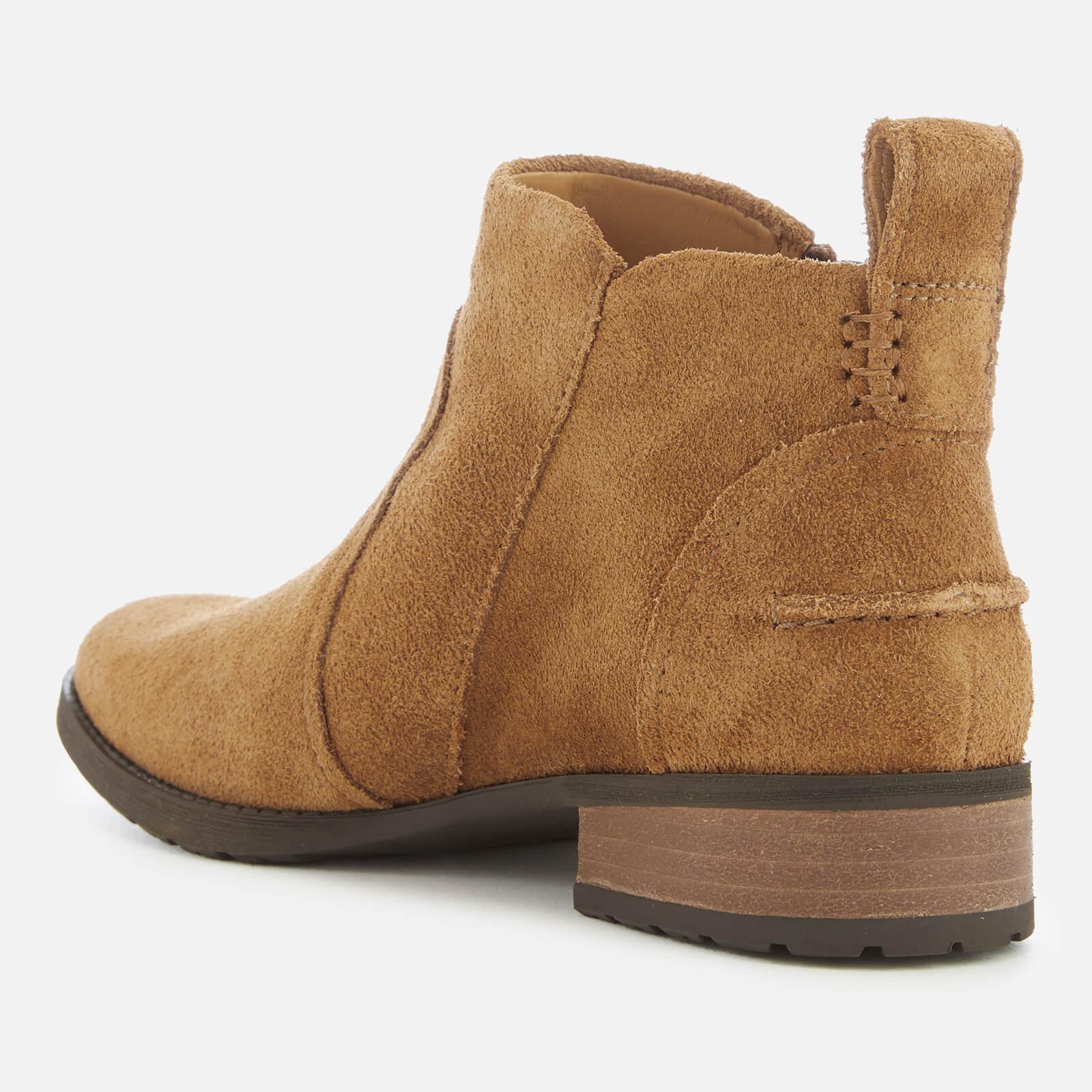 UGG Aureo Suede Flat Ankle Boots in Tan (Brown) - Lyst