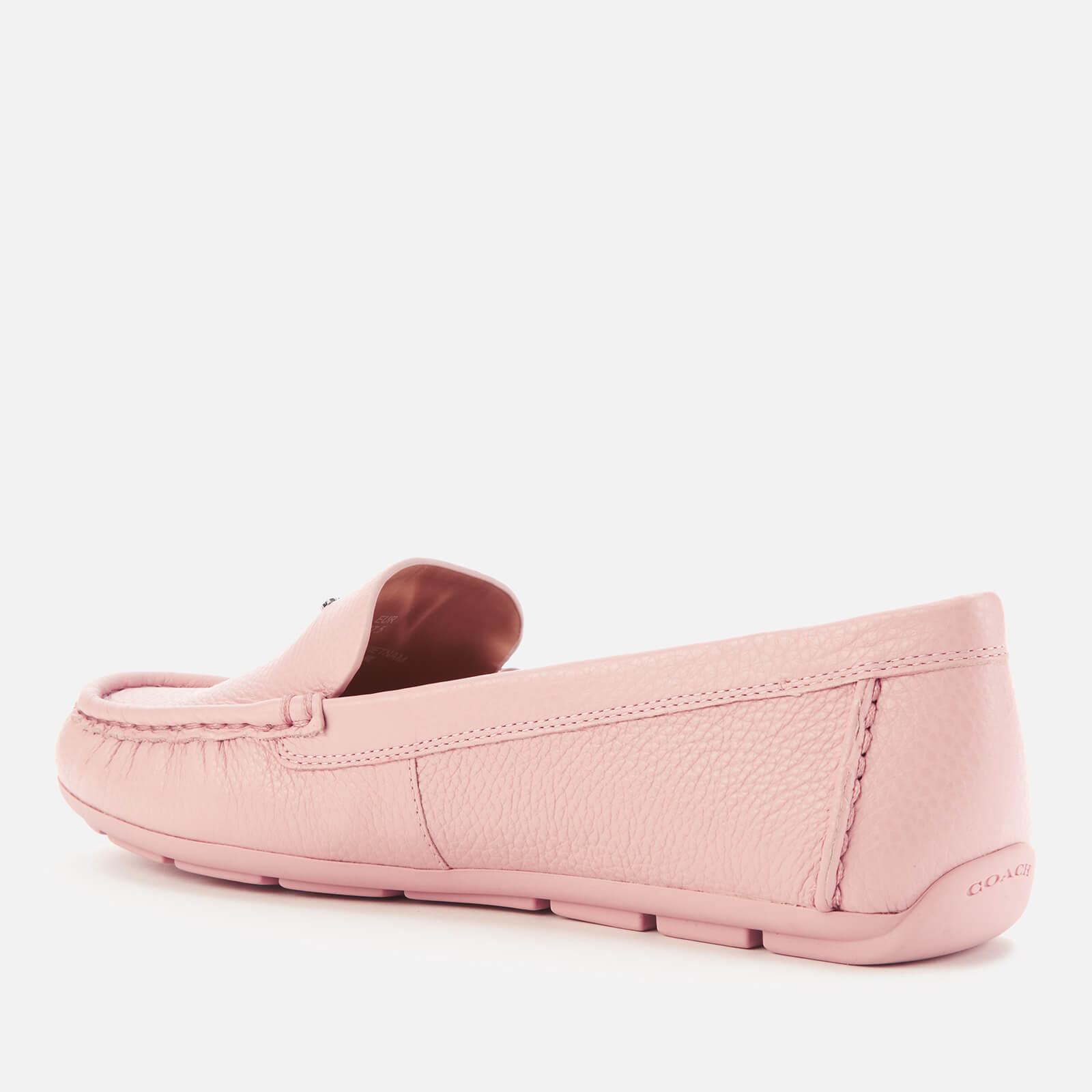 COACH Marley Leather Driver Shoes in Pink Lyst