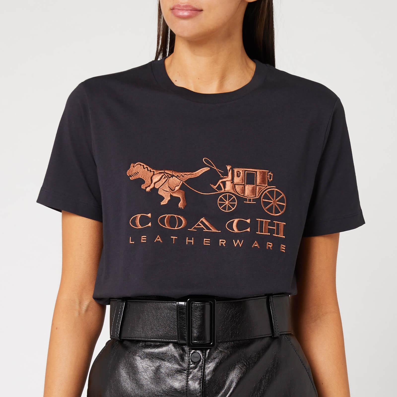 COACH Cotton Rexy And Carriage Tshirt in Black Lyst