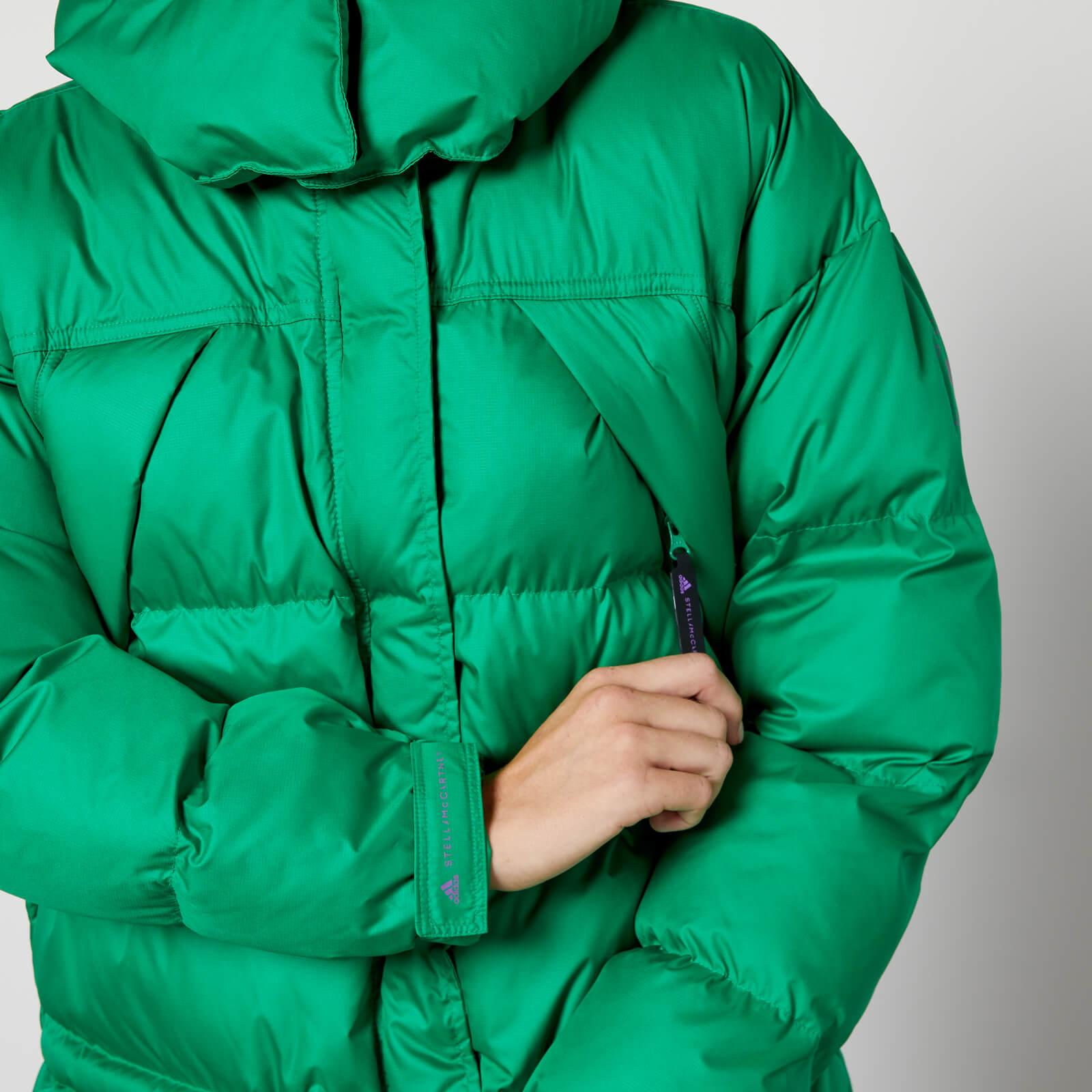 By Stella McCartney Quilted Shell Puffer Jacket in Green |